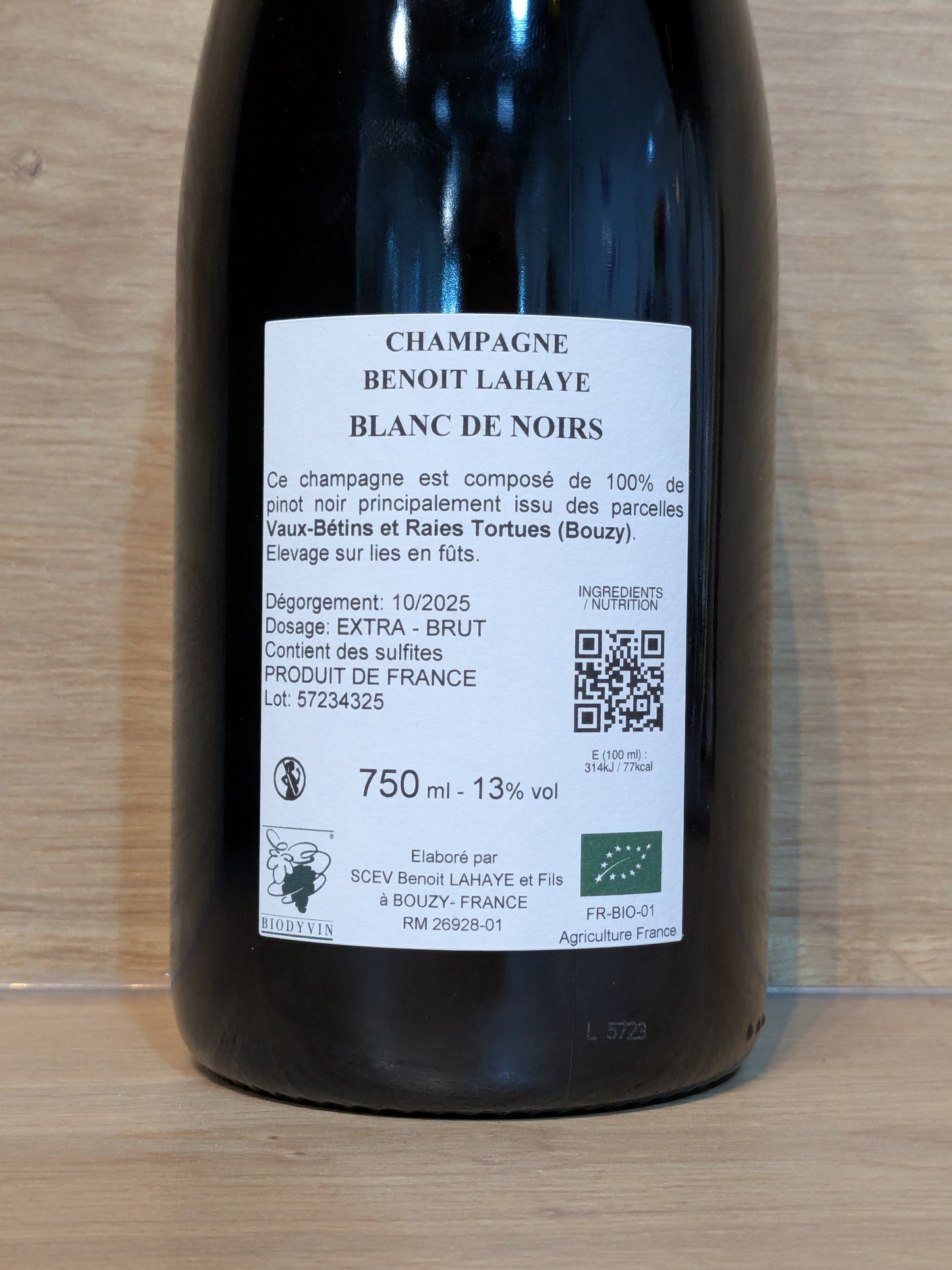 Benoît Lahaye - Blanc de Noirs