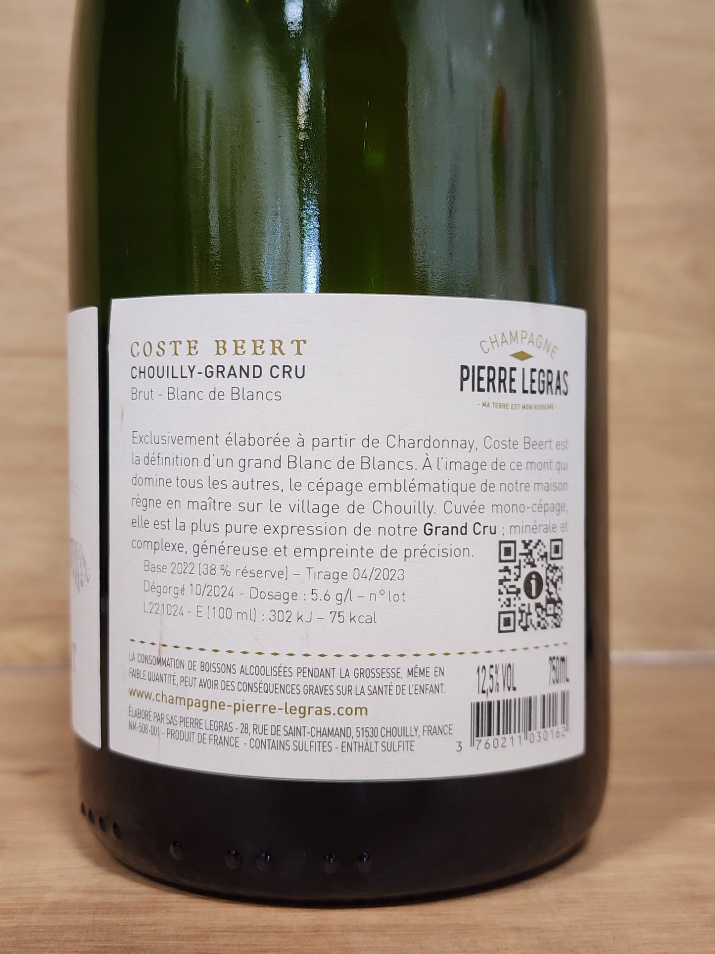 Champagne Pierre Legras – Coste Beert - CPHWINES