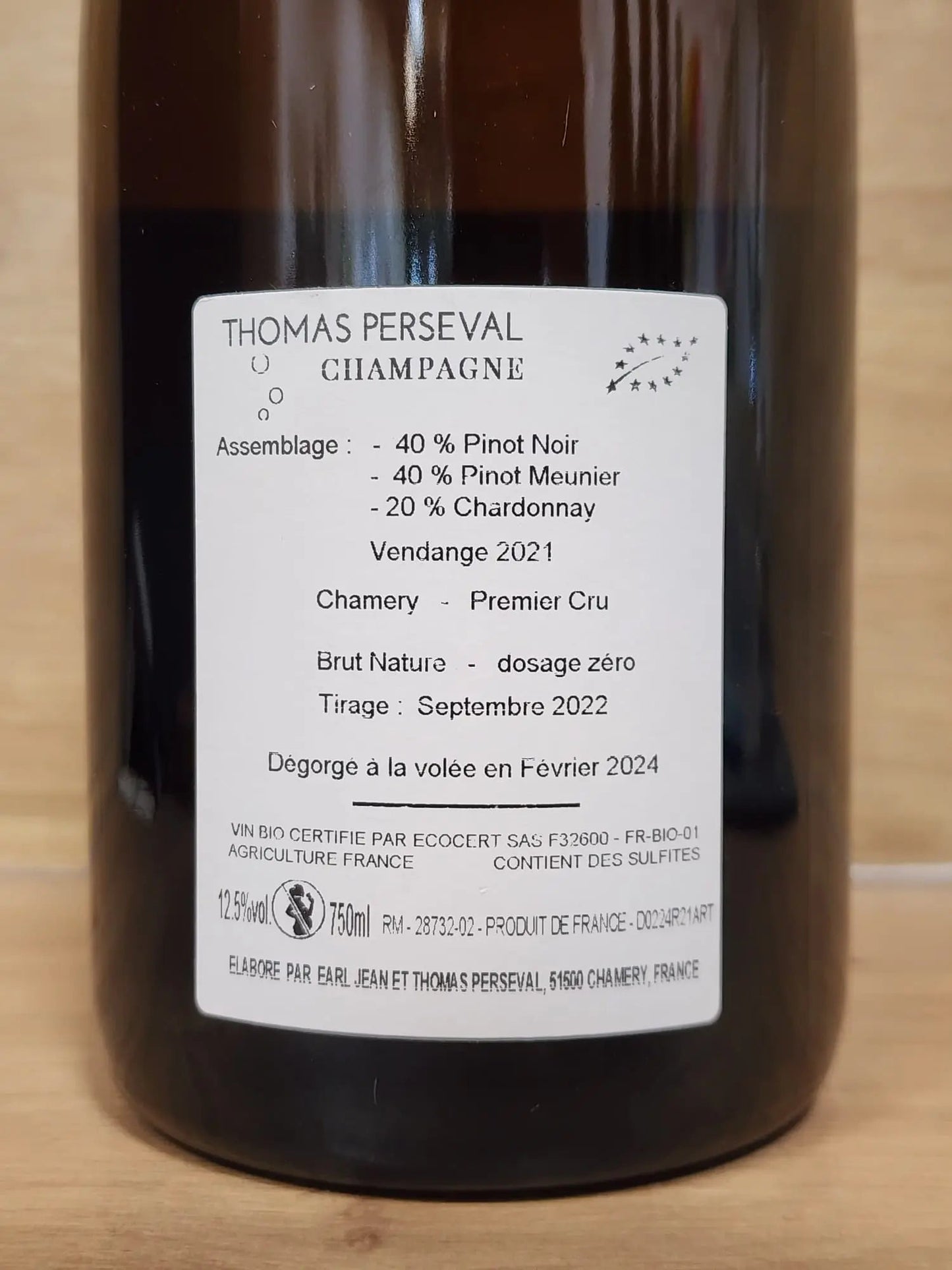 Champagne Thomas Perseval – Art Terre - CPHWINES