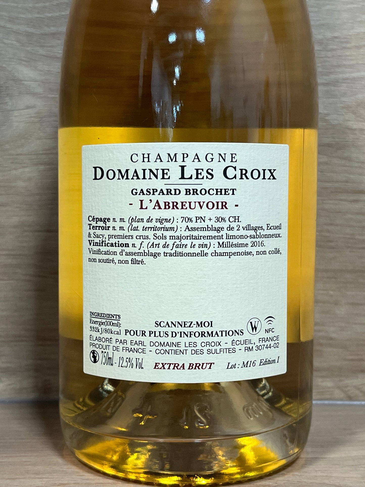 Gaspard Brochet - Domaine Les Croix - Abreuvoir 2016