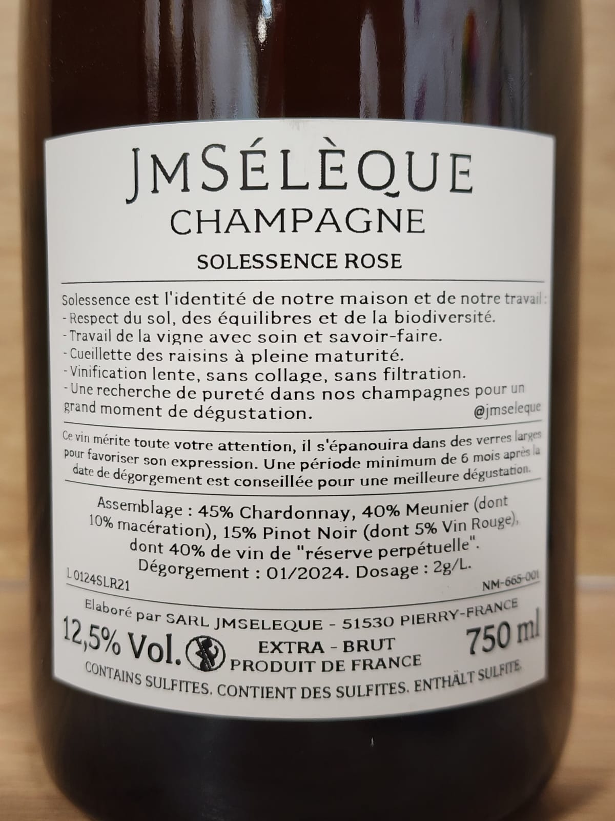 JM Sélèque - Solessence Rosé - CPHWINES