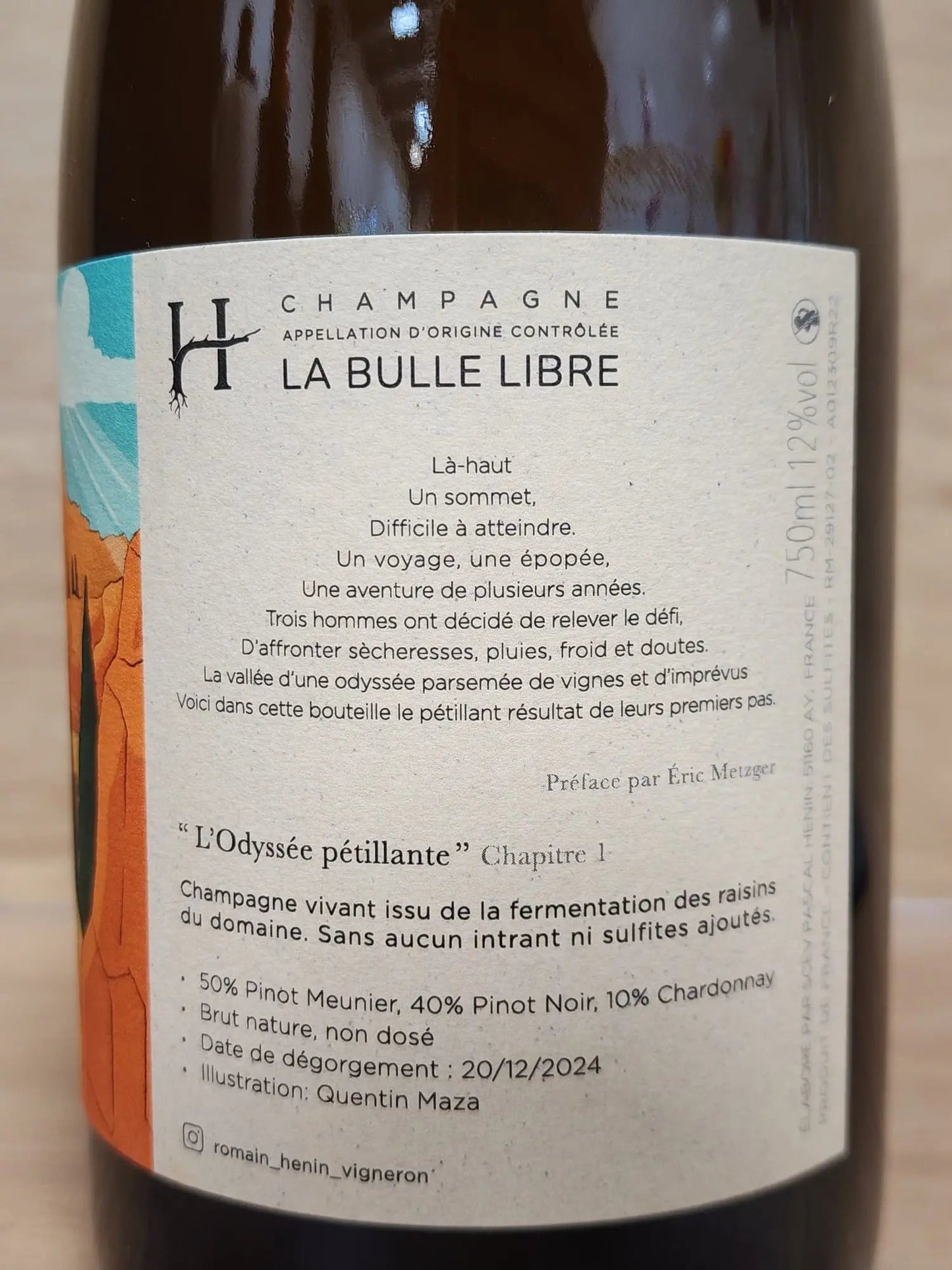 Romain Henin – La Bulle Libre - CPHWINES