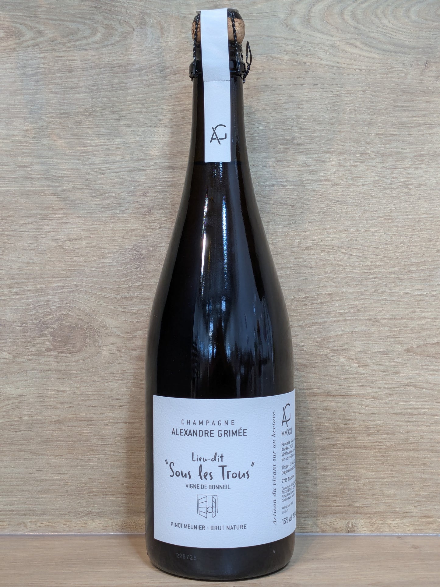 Alexandre Grimée - Lieu-dit "Sous les Trous" 2022 - CPHWINES