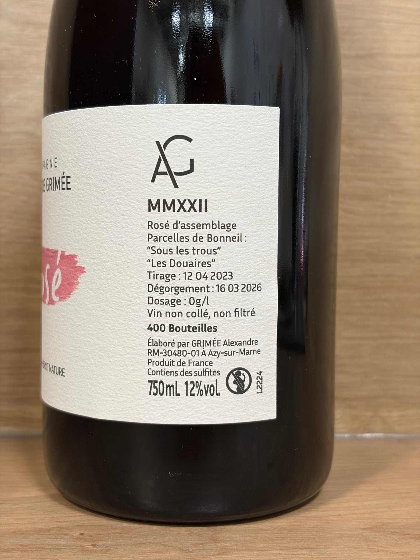 Alexandre Grimée - Rosé d'Assemblage MMXXII 2022 - CPHWINES