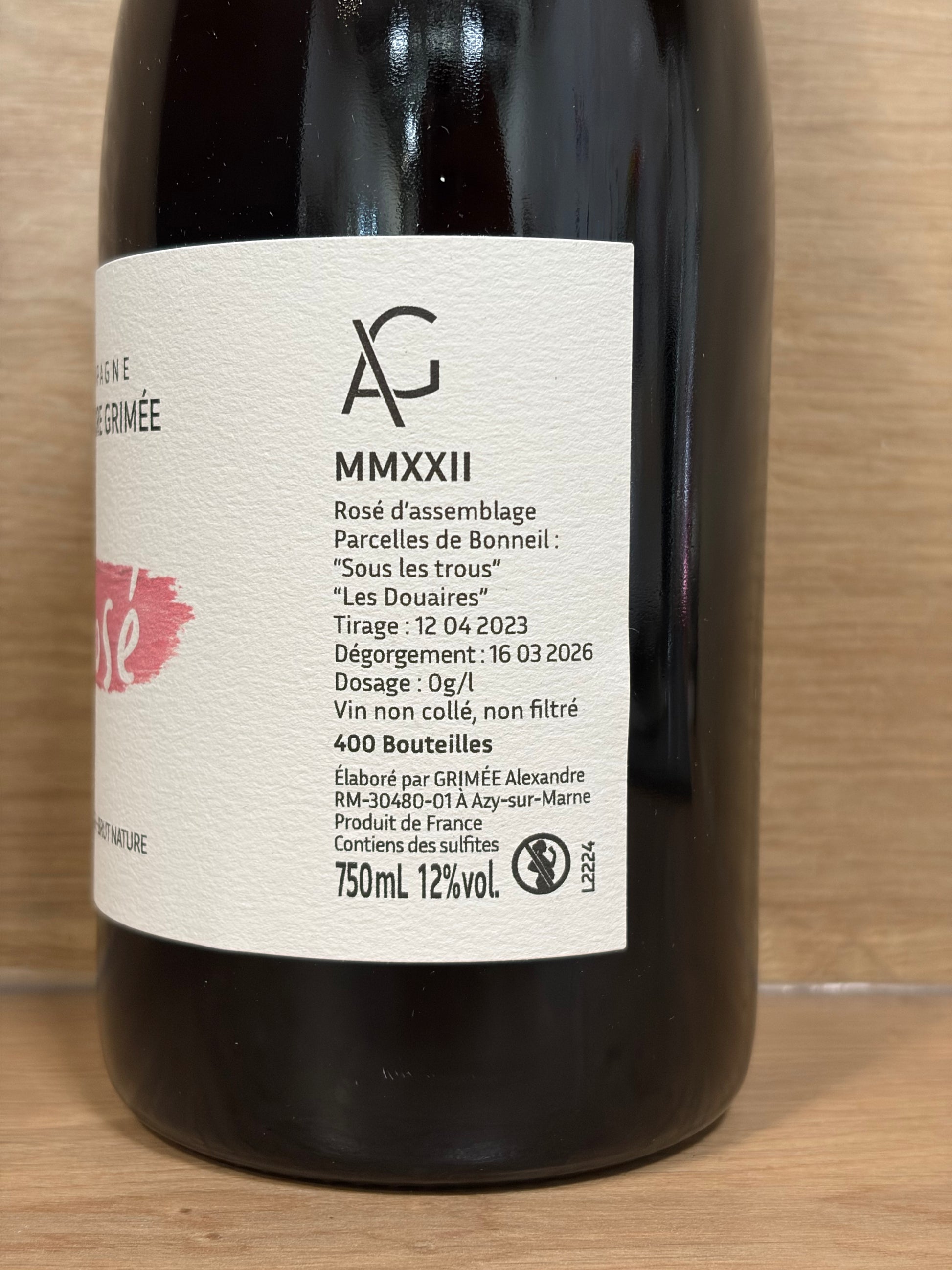 Alexandre Grimée - Rosé d'Assemblage MMXXII 2022 - CPHWINES