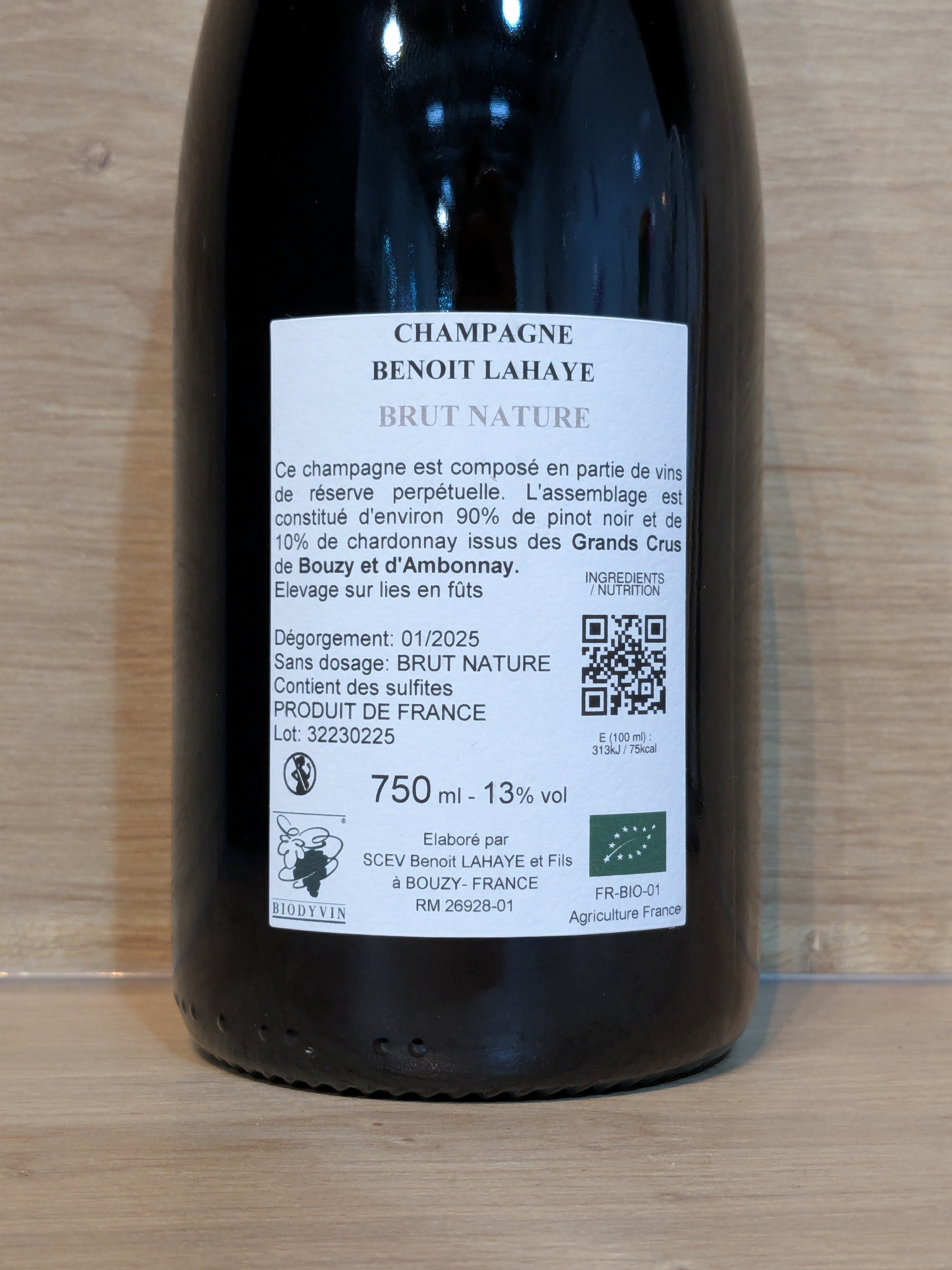 Benoît Lahaye - Brut Nature – CPHWINES