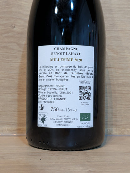 Benoît Lahaye - Millésime 2020 - CPHWINES