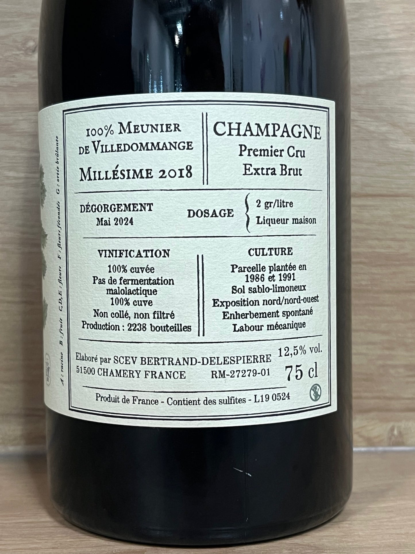 Bertrand-Delespierre - Villedommange 2018 - CPHWINES