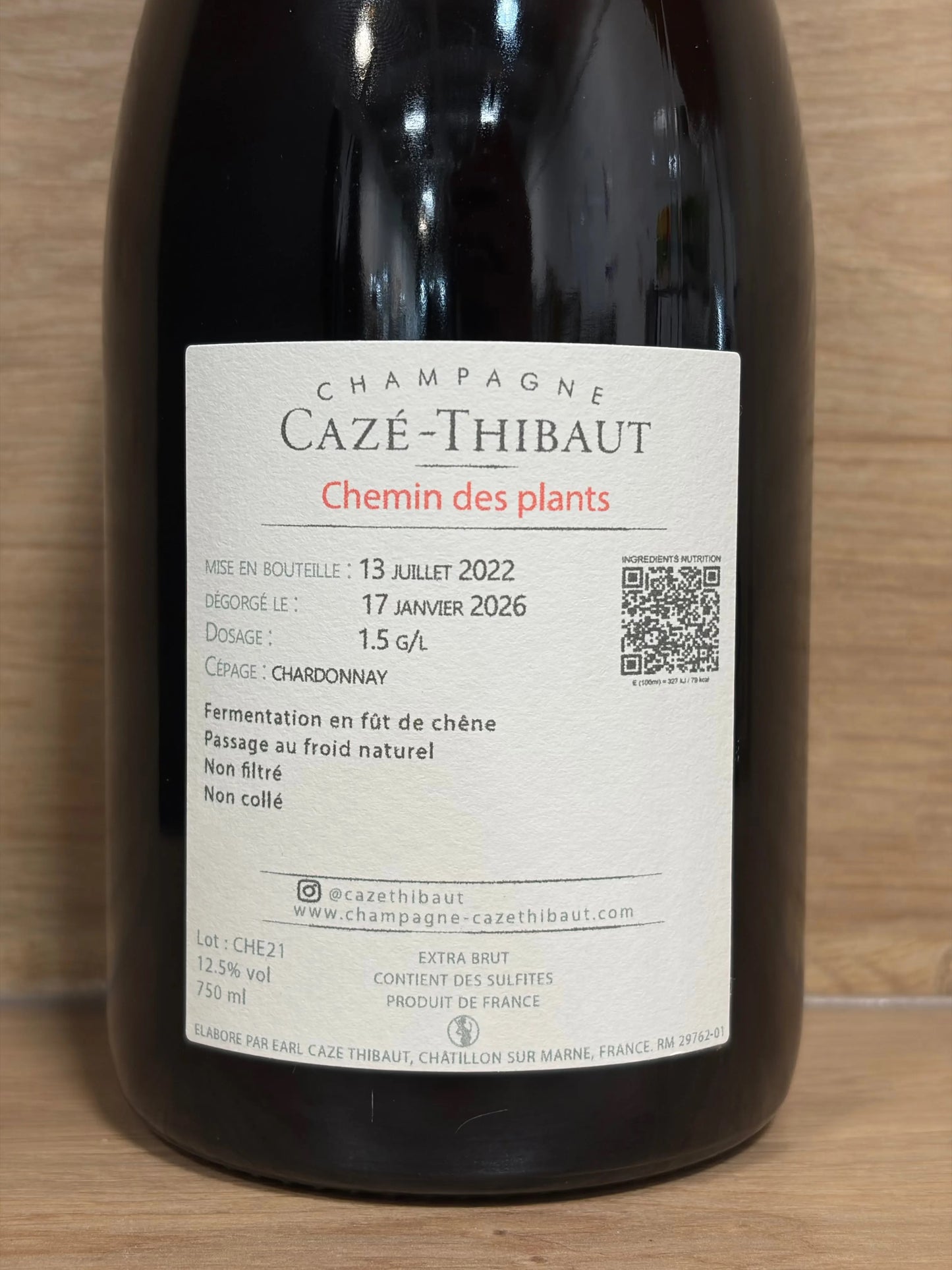 Cazé-Thibaut - Chemin des Plants 2021 - CPHWINES