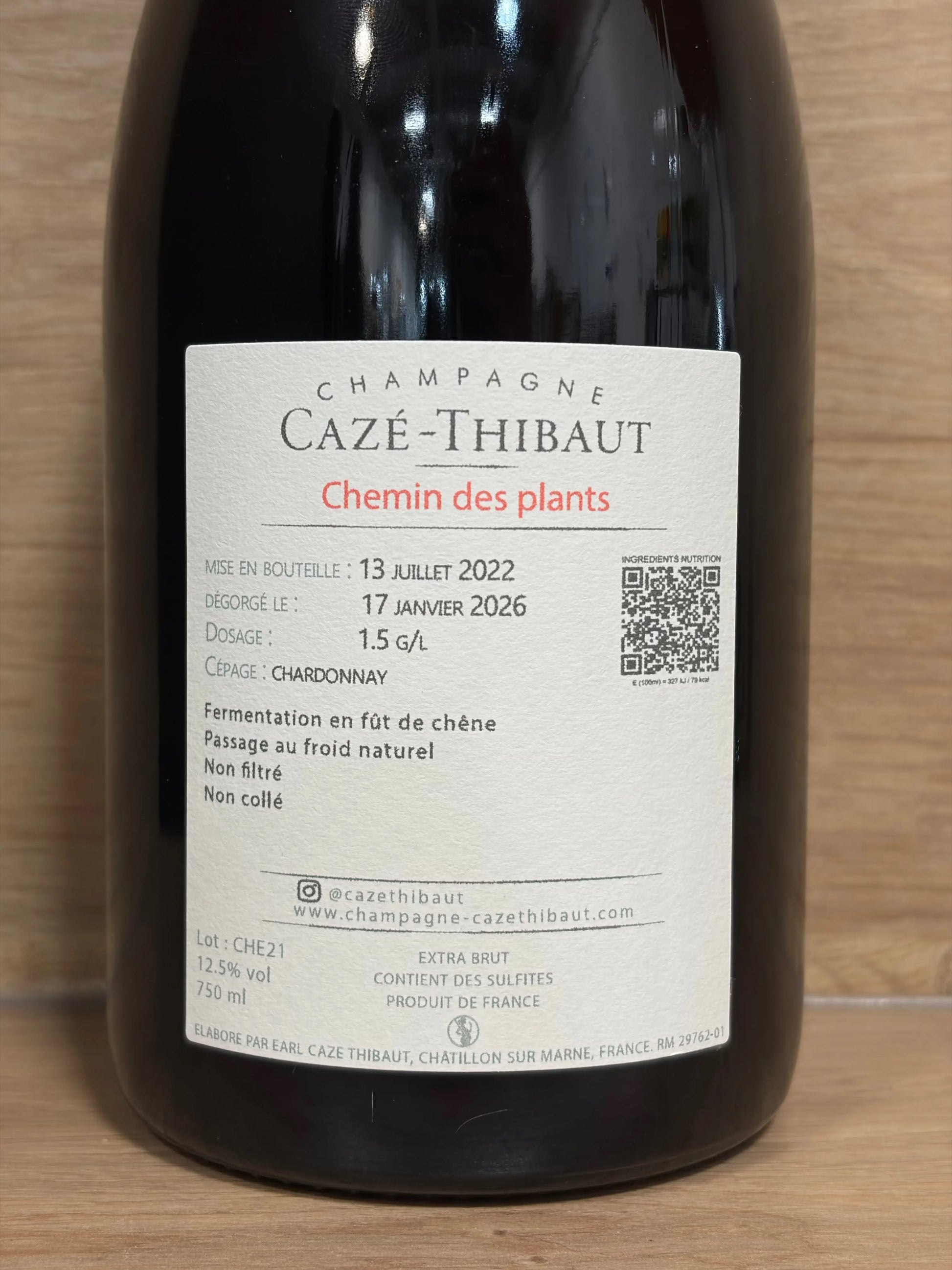 Cazé-Thibaut - Chemin des Plants 2021 - CPHWINES