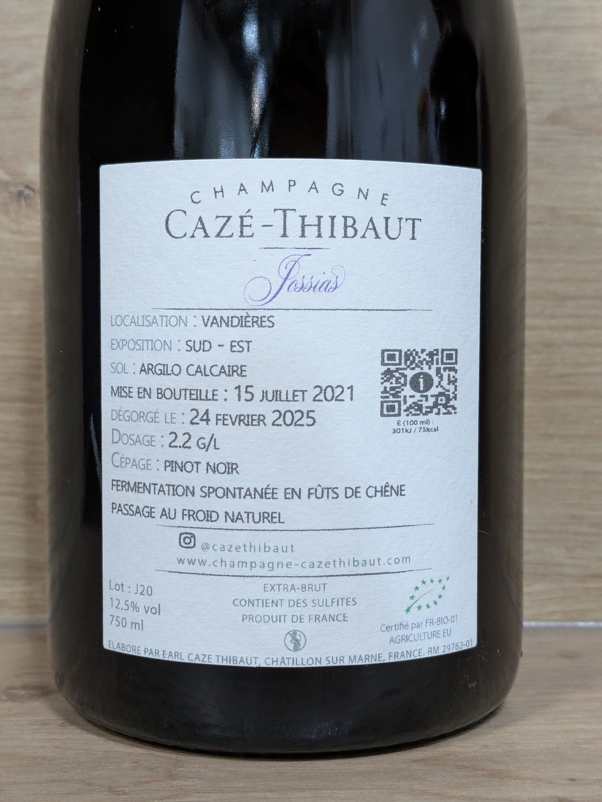 Cazé-Thibaut - Jossias 2020 - CPHWINES