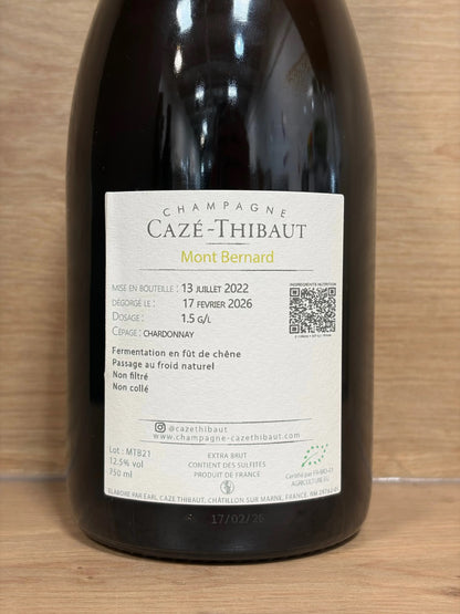 Cazé-Thibaut - Mont Bernard 2021 - CPHWINES