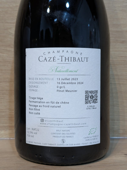 Cazé-Thibaut - Naturellement - CPHWINES