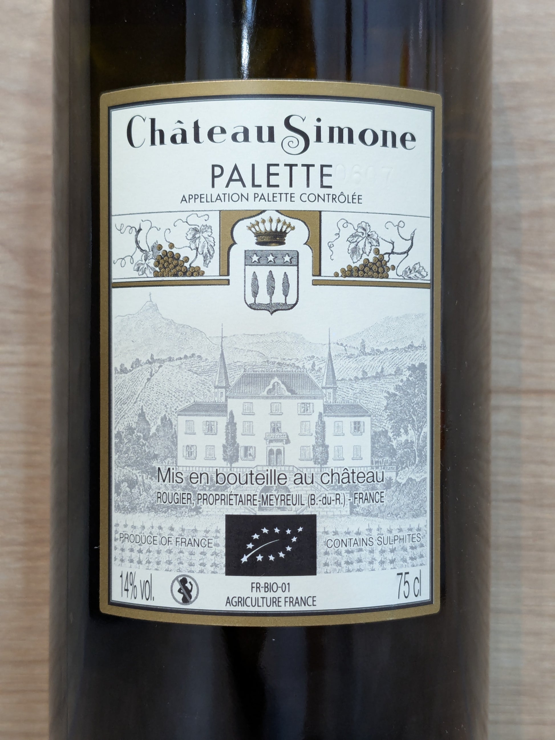 Château Simone - Palette Blanc 2021 - CPHWINES