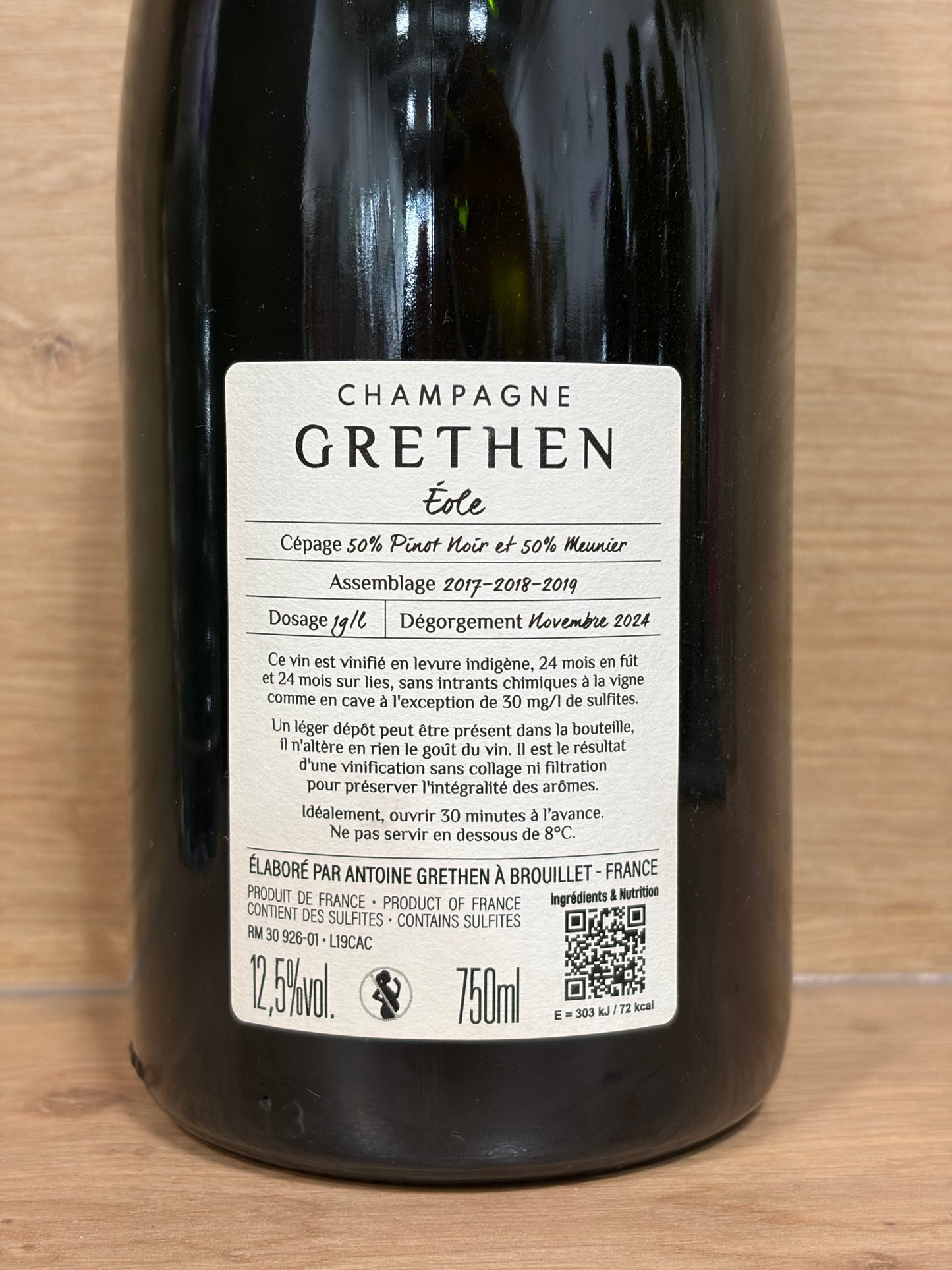 Champagne Antoine Grethen - Eole Blanc de Noirs - CPHWINES
