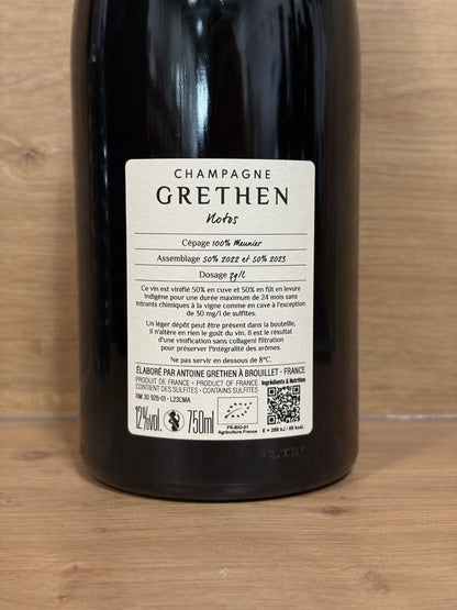 Champagne Antoine Grethen - Notos Blanc de Meunier - CPHWINES