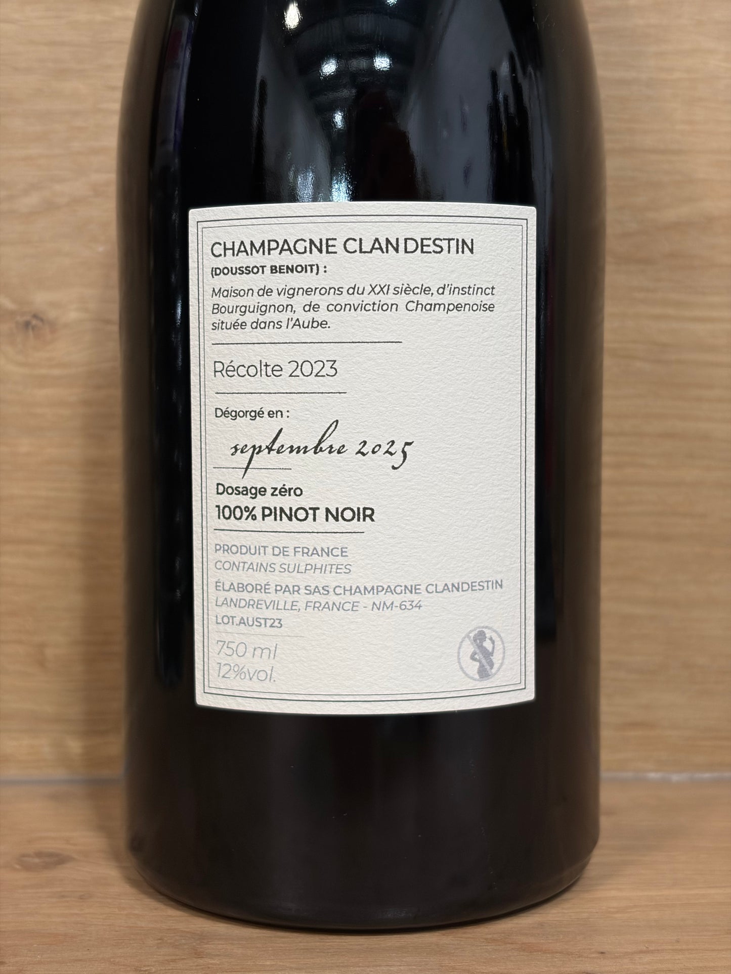 Champagne Clan Destin - Austral - Pinot Noir 2023 - CPHWINES