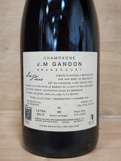 Champagne J.M. Gandon – Les Pieces - CPHWINES