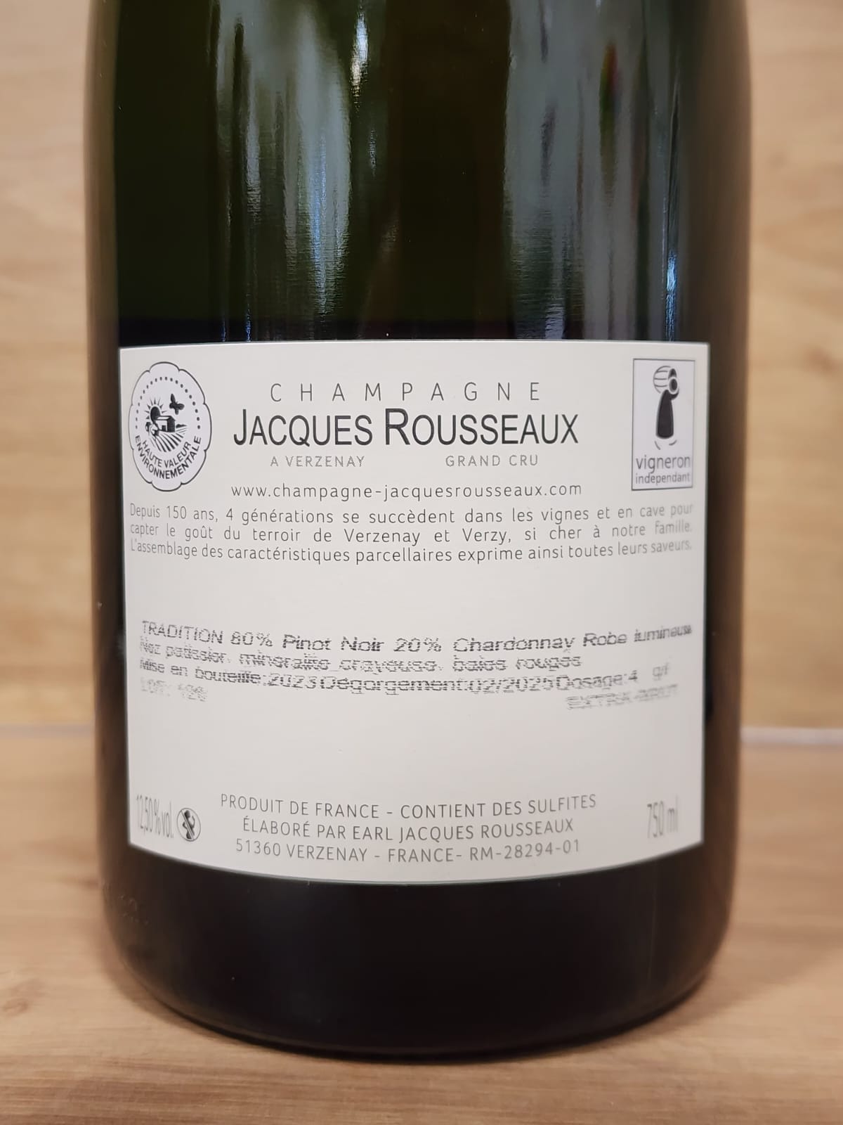 Champagne Jacques Rousseaux - Tradition Grand Cru - CPHWINES