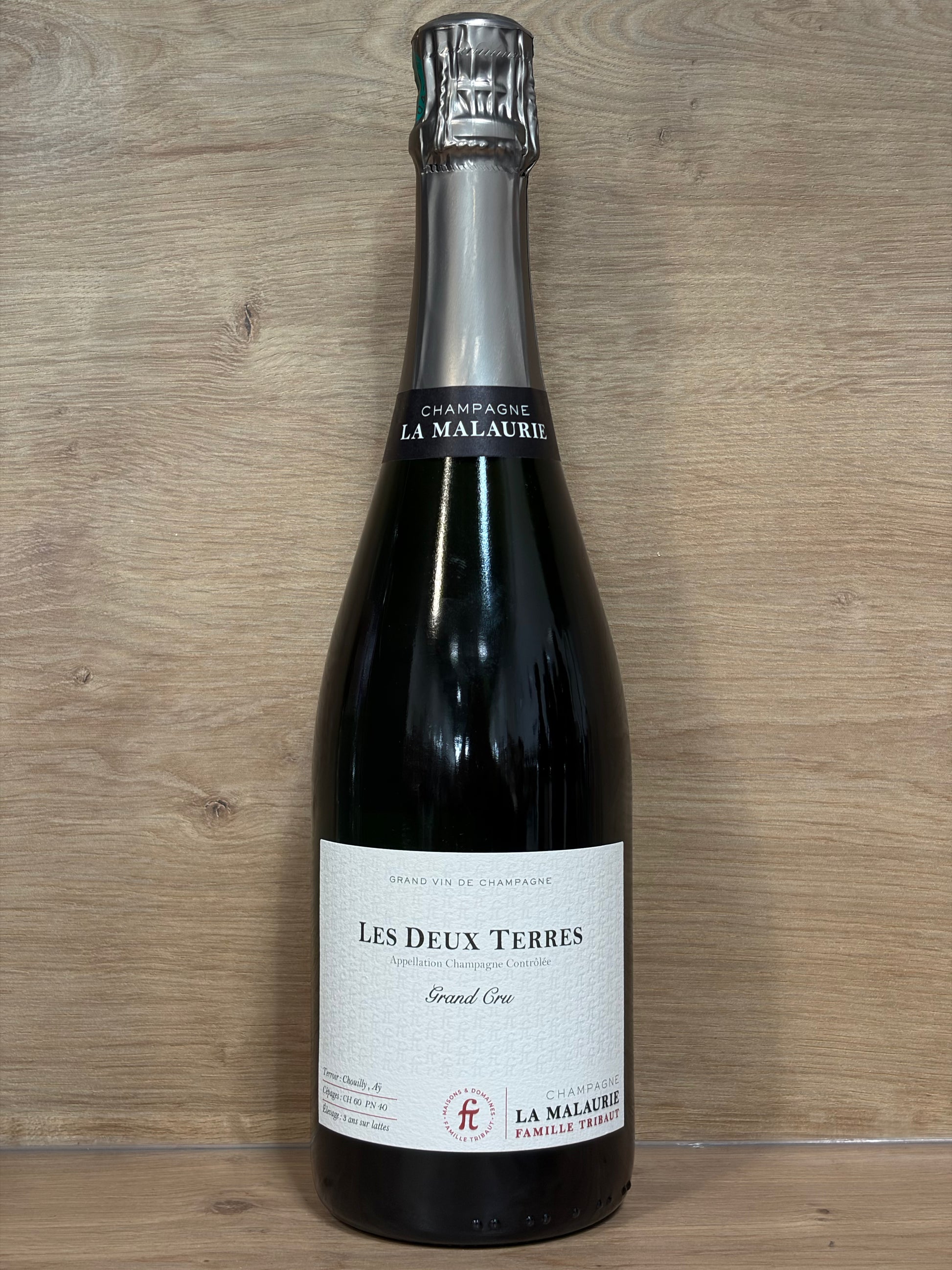 Champagne La Malaurie - Les Deux Terres Brut Grand Cru - CPHWINES