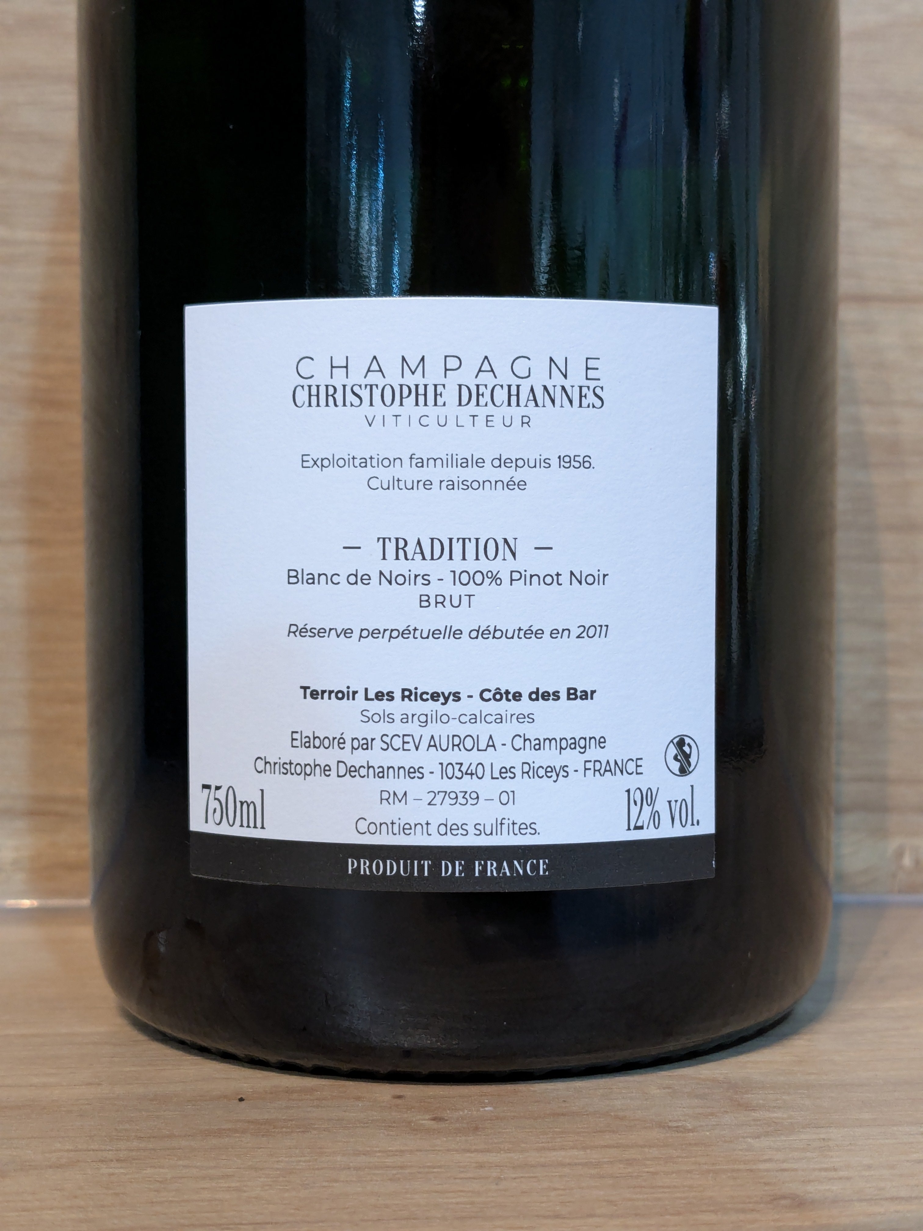 Christophe Dechannes - Tradition Blanc de Noirs – CPHWINES