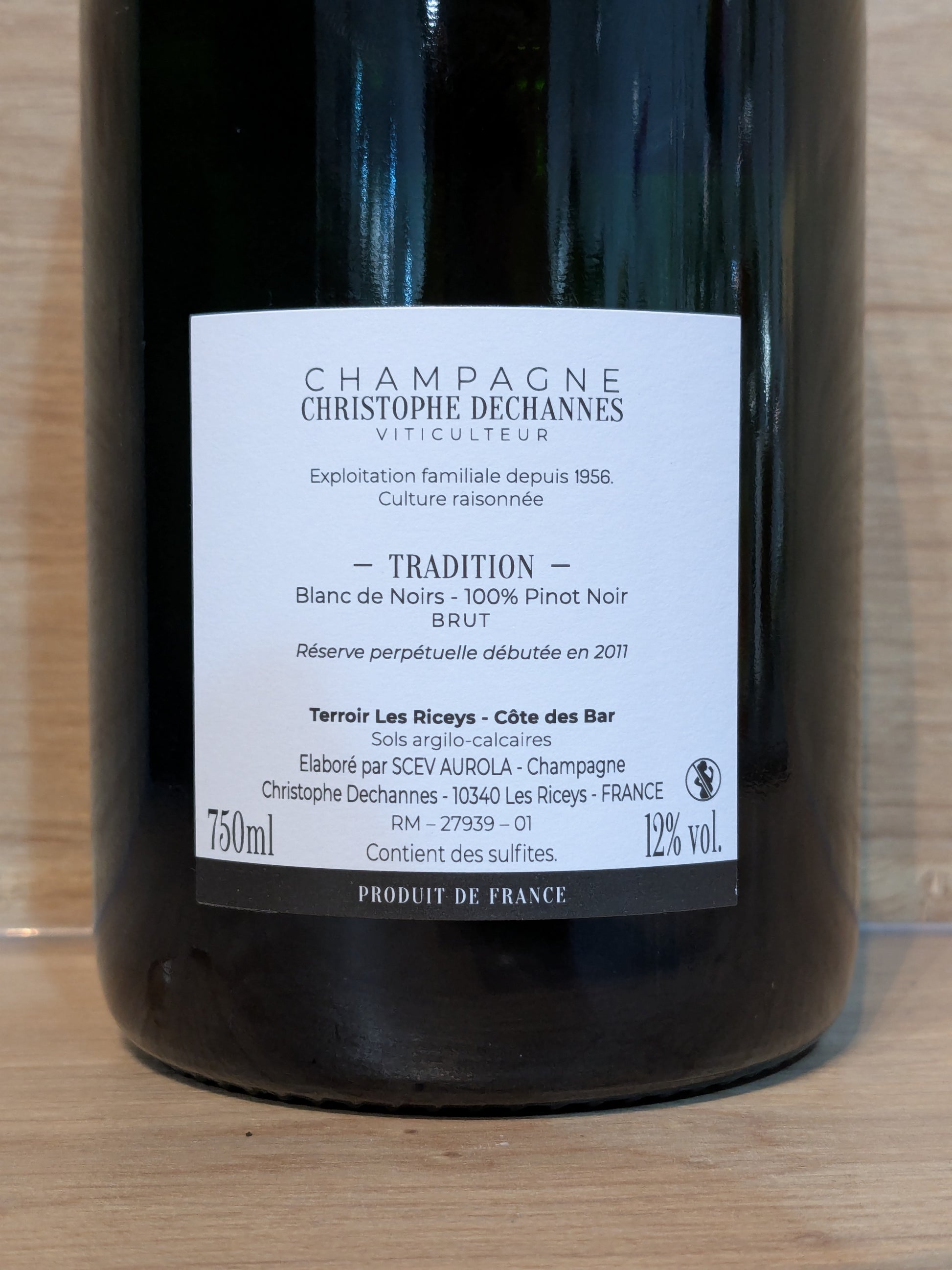 Christophe Dechannes - Tradition Blanc de Noirs - CPHWINES