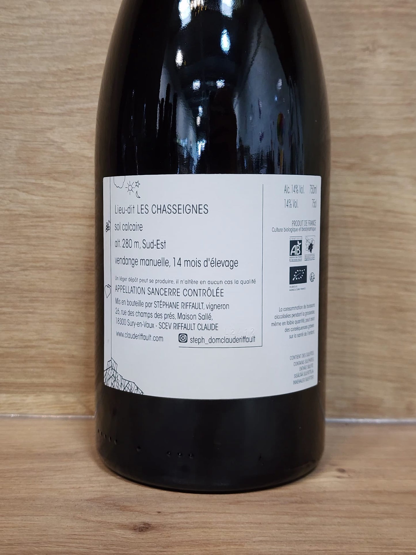 Claude Riffault - Les Chasseignes - Sancerre - CPHWINES