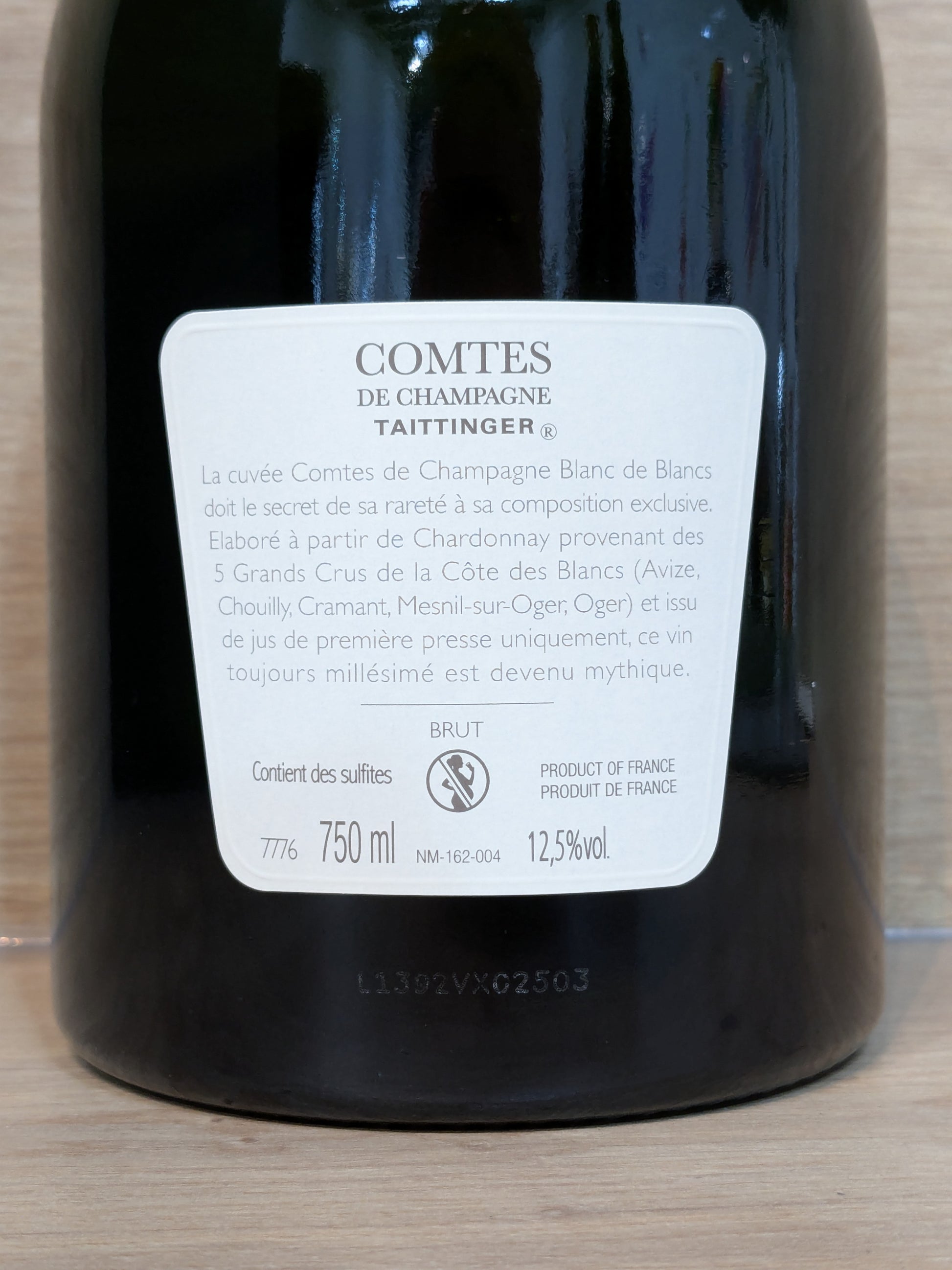 Comtes de Champagne - Taittinger 2012 - CPHWINES