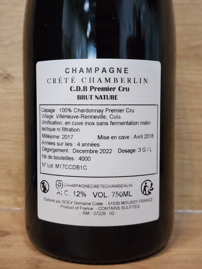 Crété Chamberlin – C.D.B CPHWINES