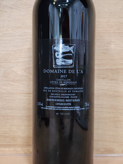Domaine de l'A -  Castillon 2017 - CPHWINES