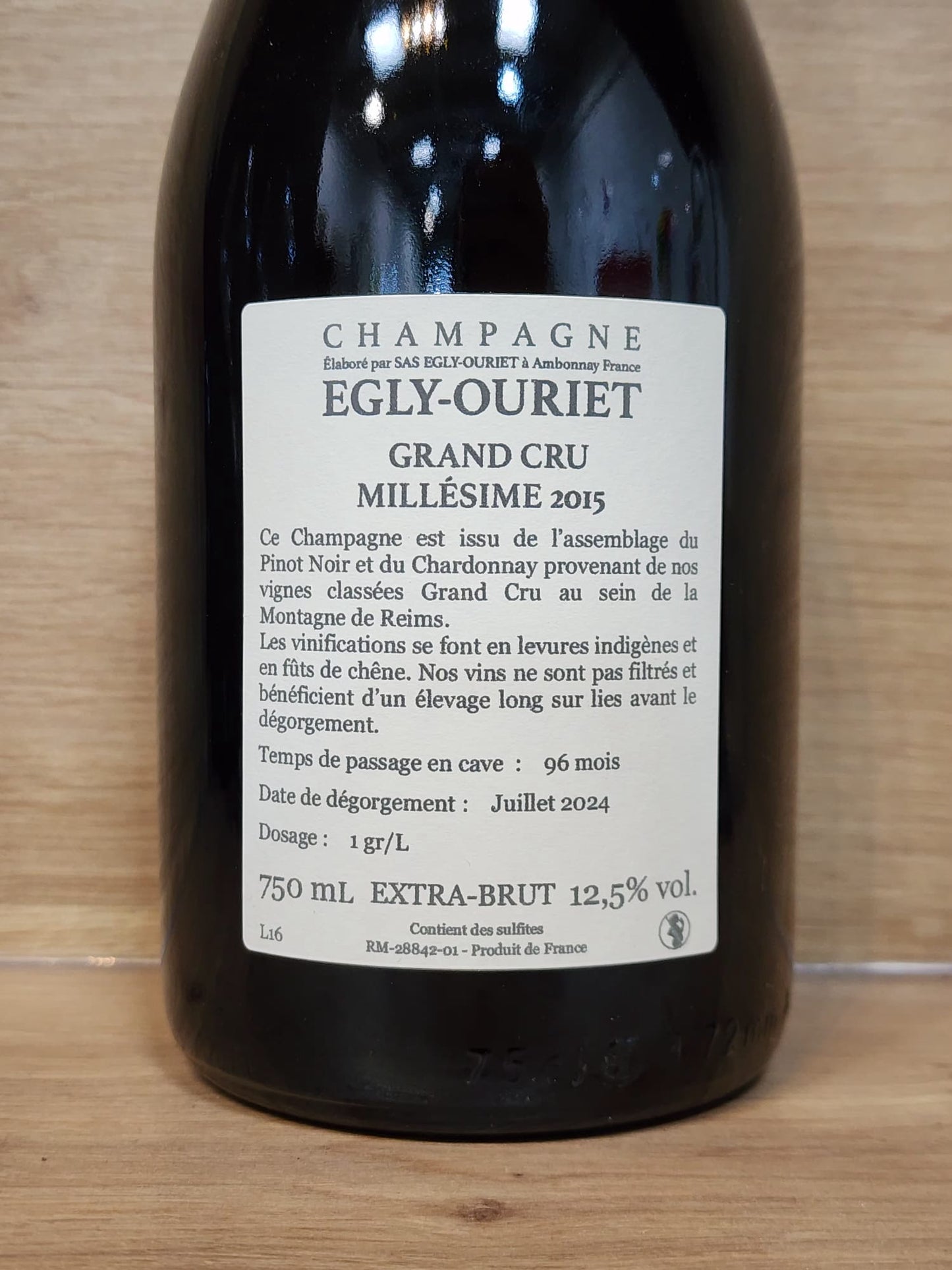 Egly-Ouriet – Grand Cru Millésime 2015 - CPHWINES