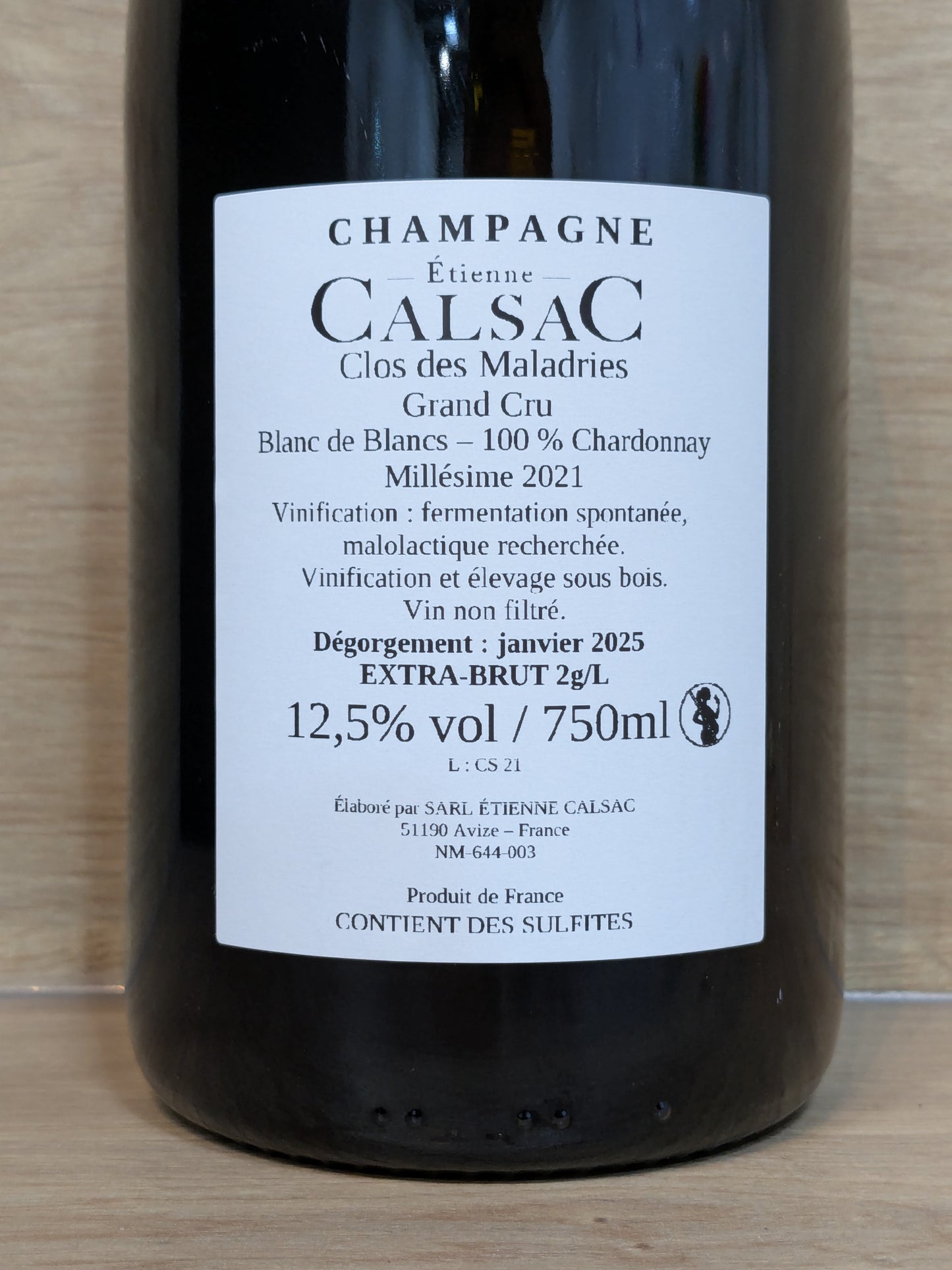 Étienne Calsac - Clos des Maladies - CPHWINES