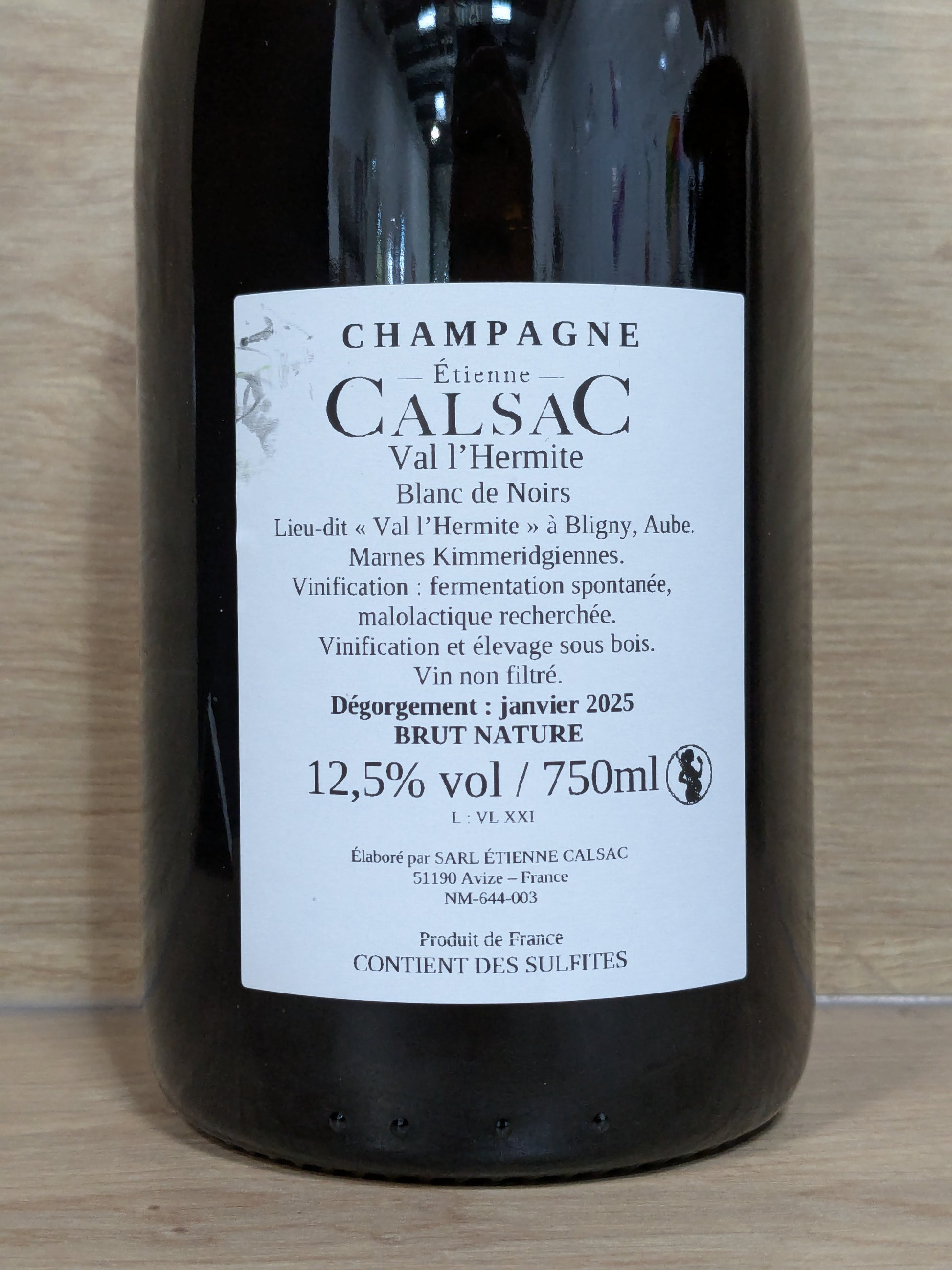 Étienne Calsac - Val l'Hermite - CPHWINES