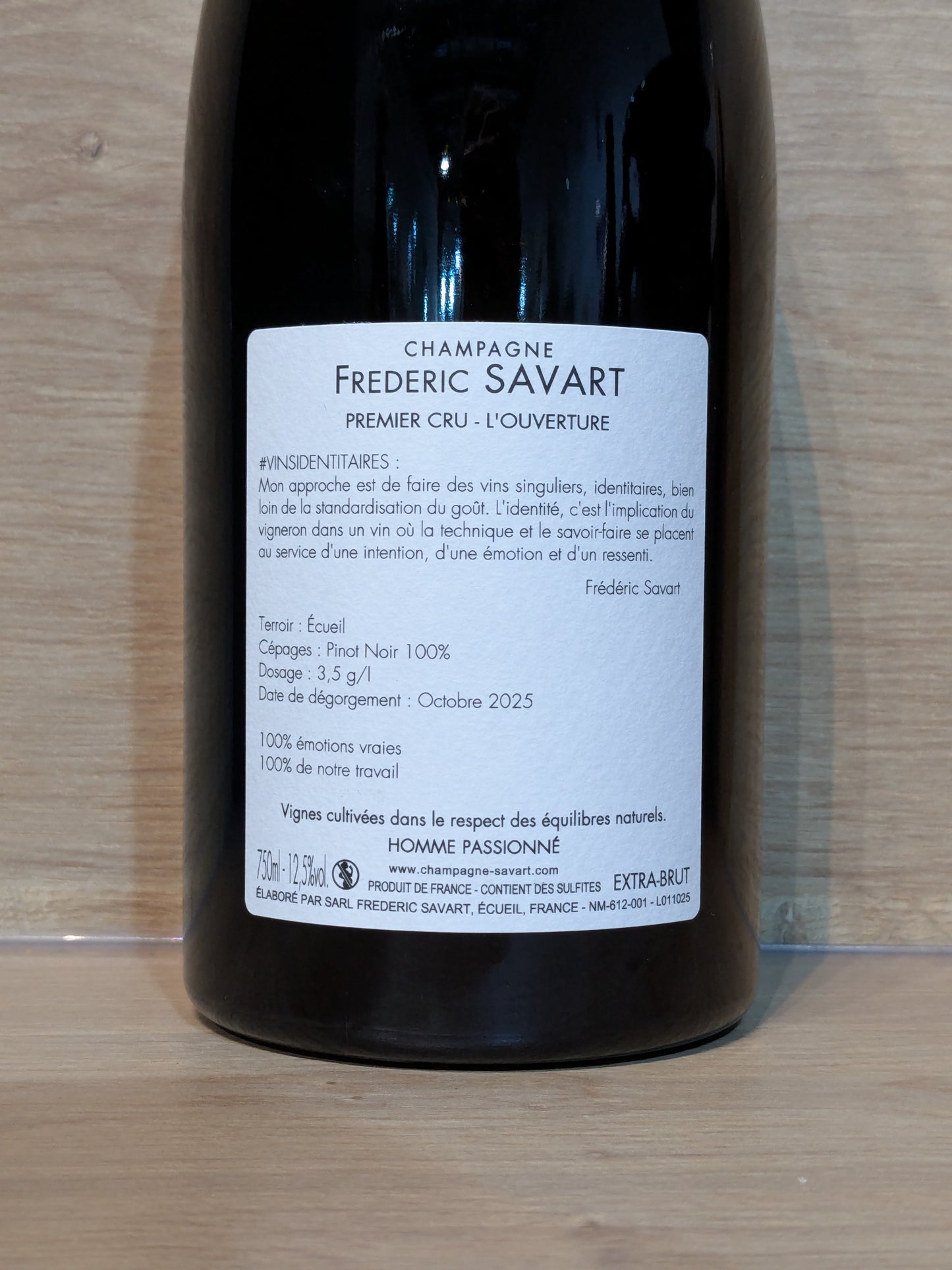 Frédéric Savart - L’Ouverture - CPHWINES
