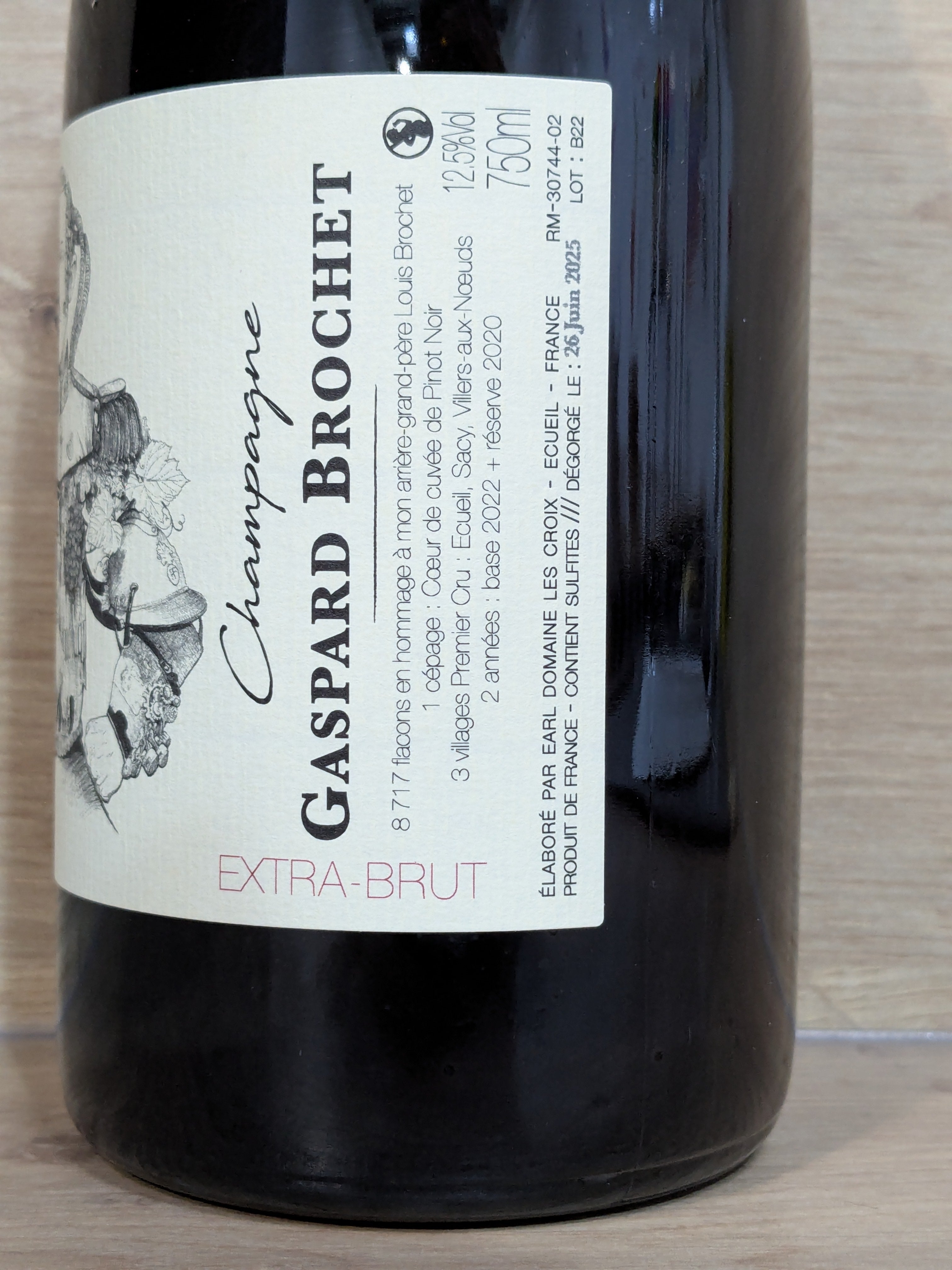 Champagne Kasharije 750ml シャンパン Gaspard Brochet - Cuvée 333 Extra-Brut – CPHWINES