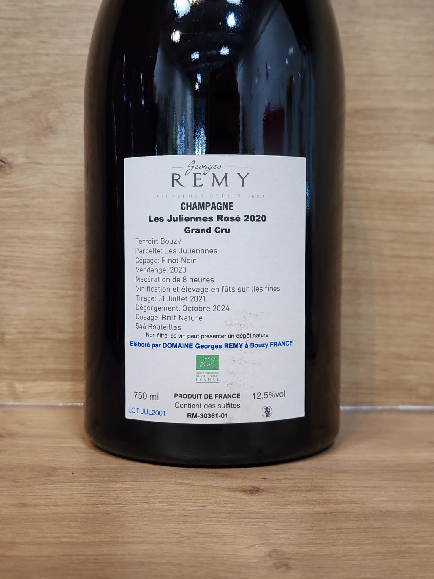 Georges Remy – Les Juliénnes Rosé 2020 - CPHWINES