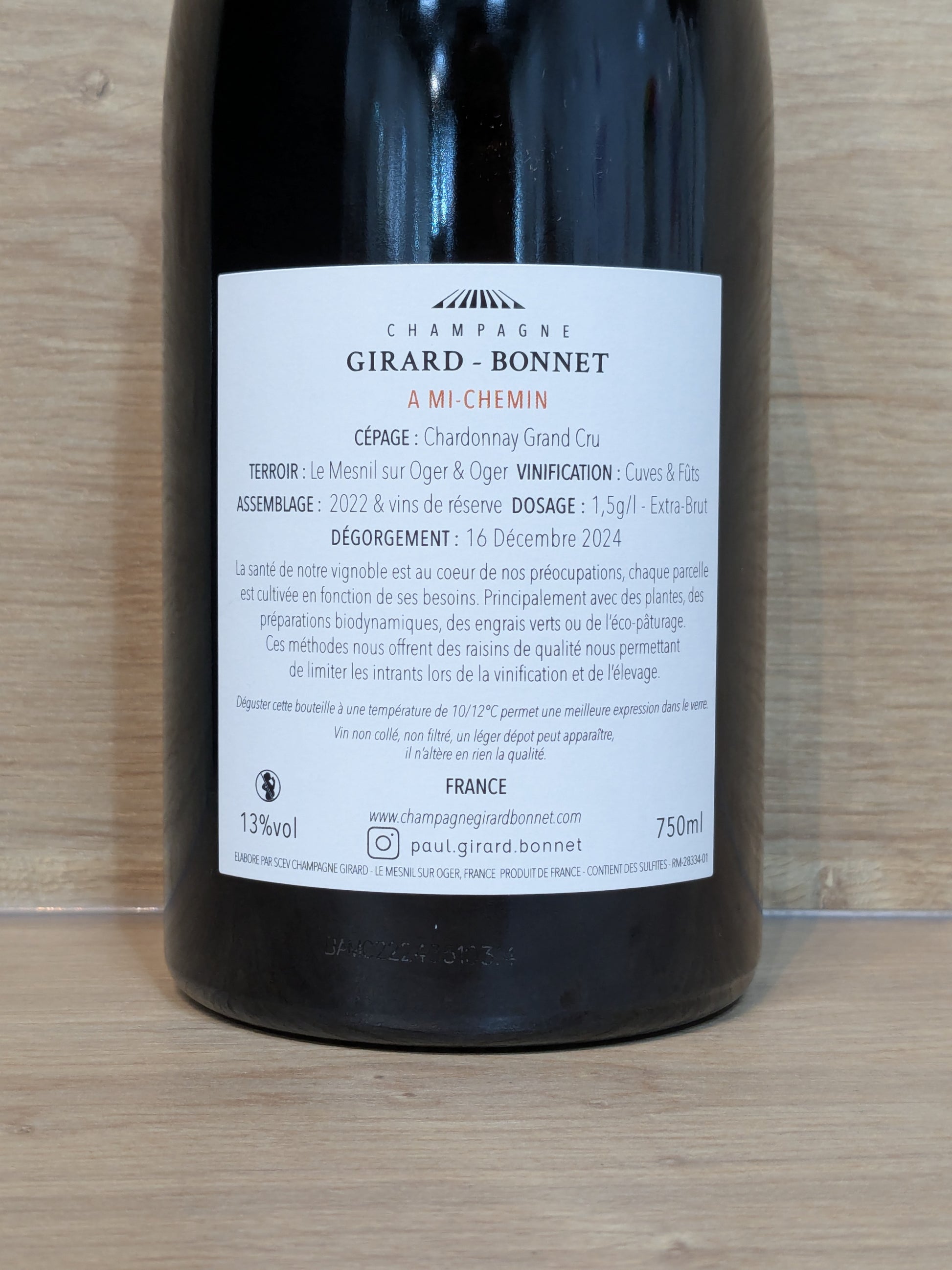 Girard-Bonnet - À Mi-Chemin - CPHWINES