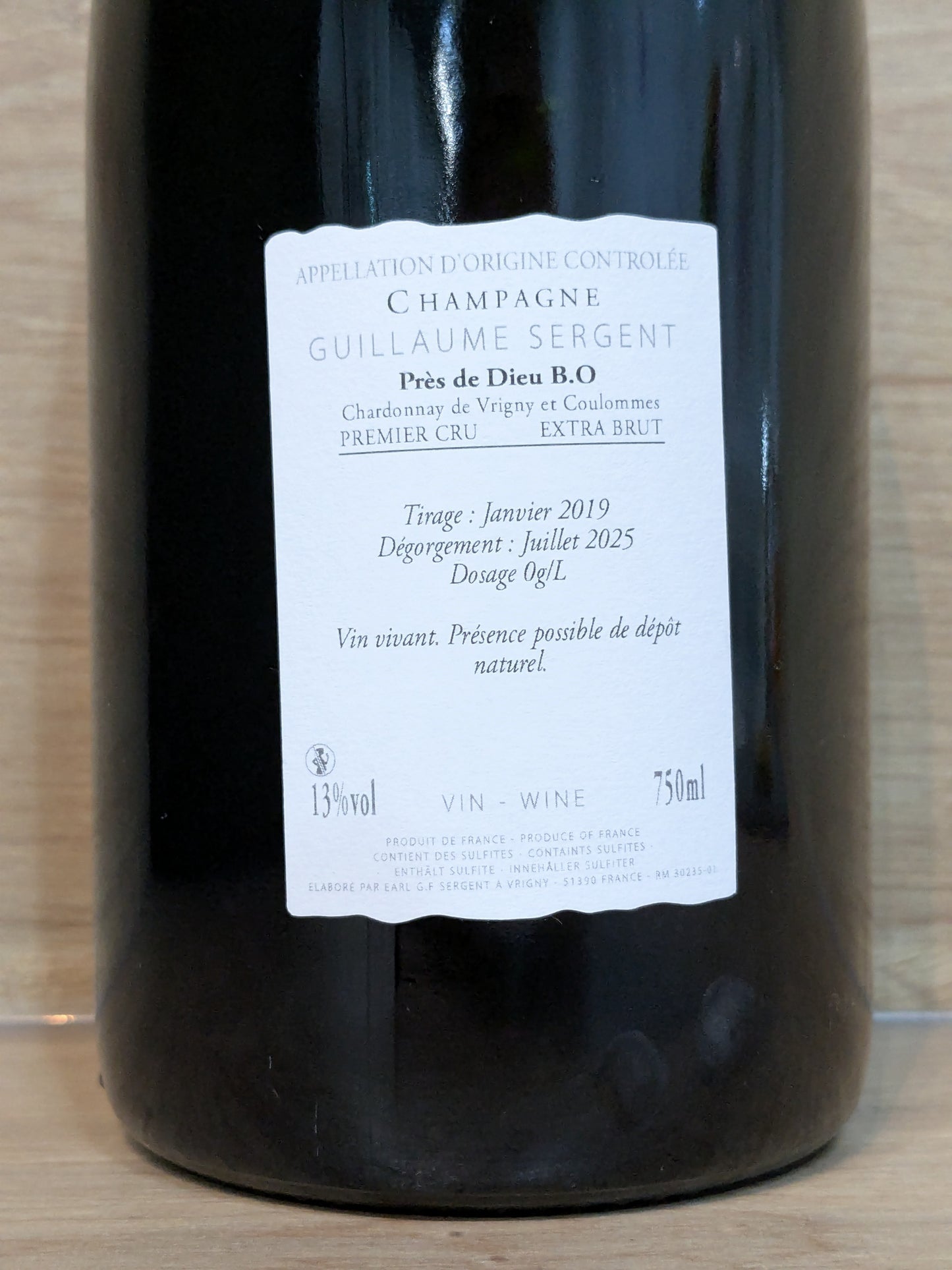 Guillaume Sergent - Près de Dieu B.O. - CPHWINES