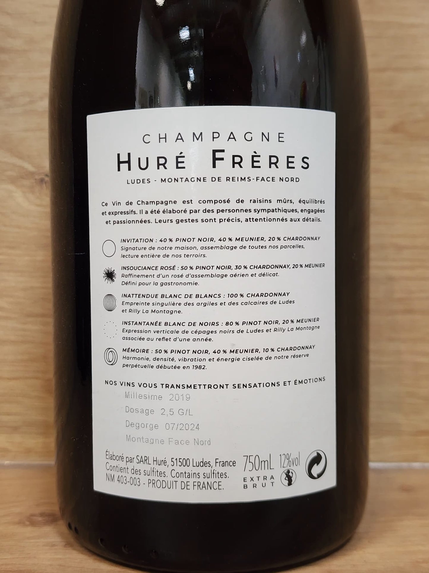 Huré Frères - Inattendue - CPHWINES