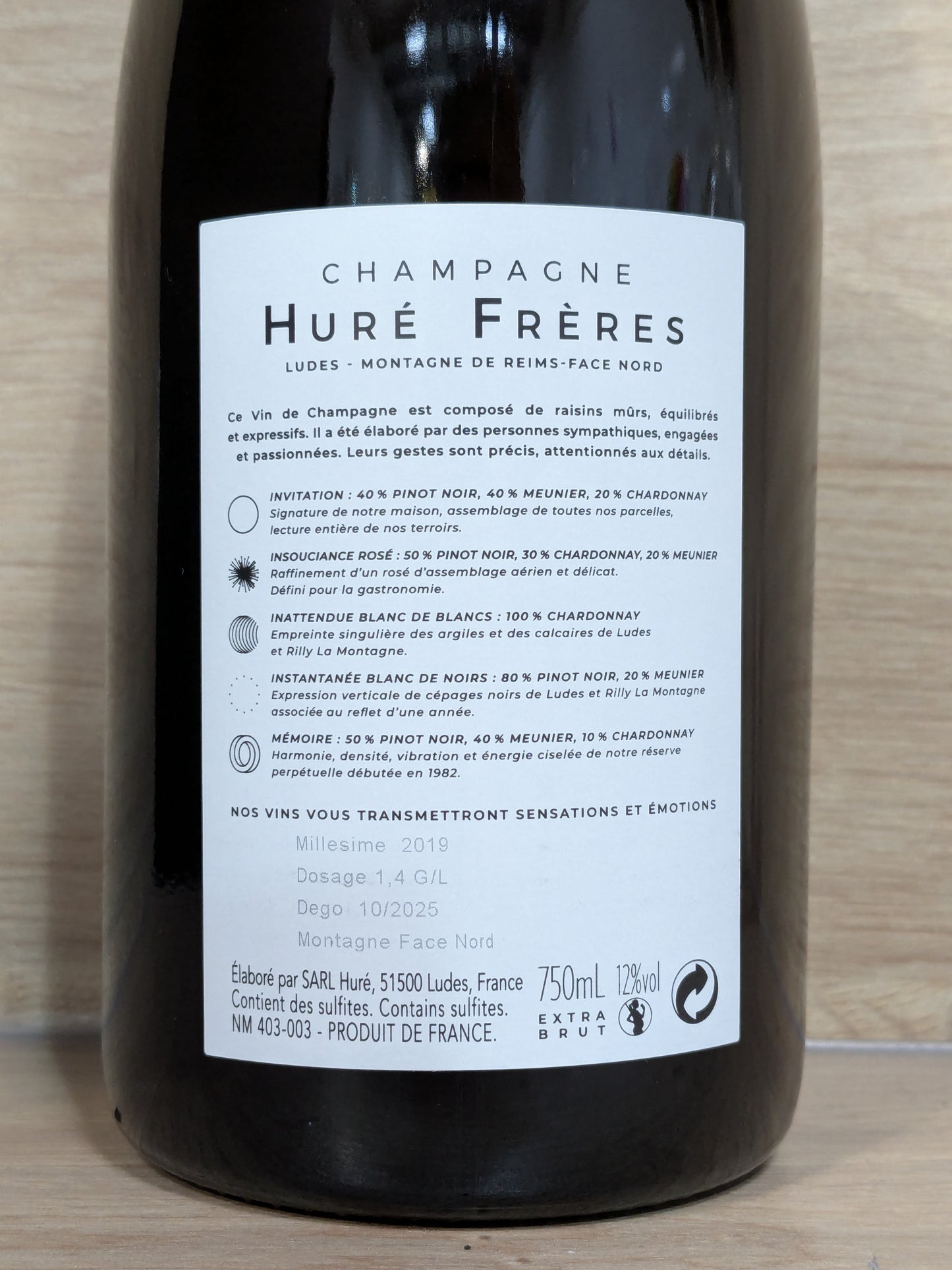 Huré Frères - Instantanée  2019 - CPHWINES