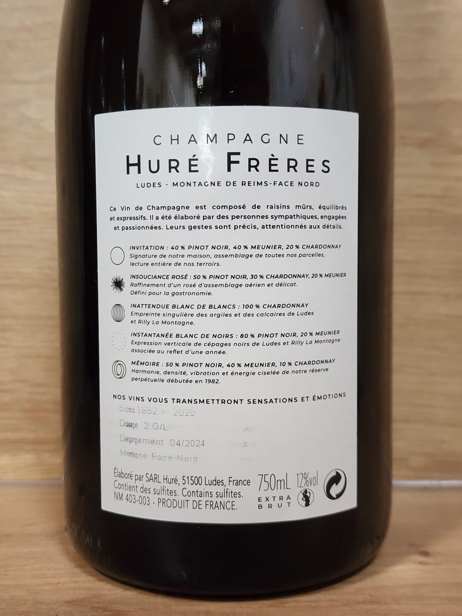 Huré Frères – Mémoire - CPHWINES