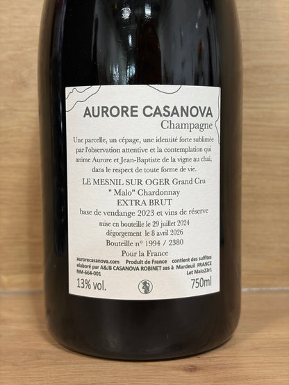 Aurore Casanova - Malo Chardonnay - CPHWINES