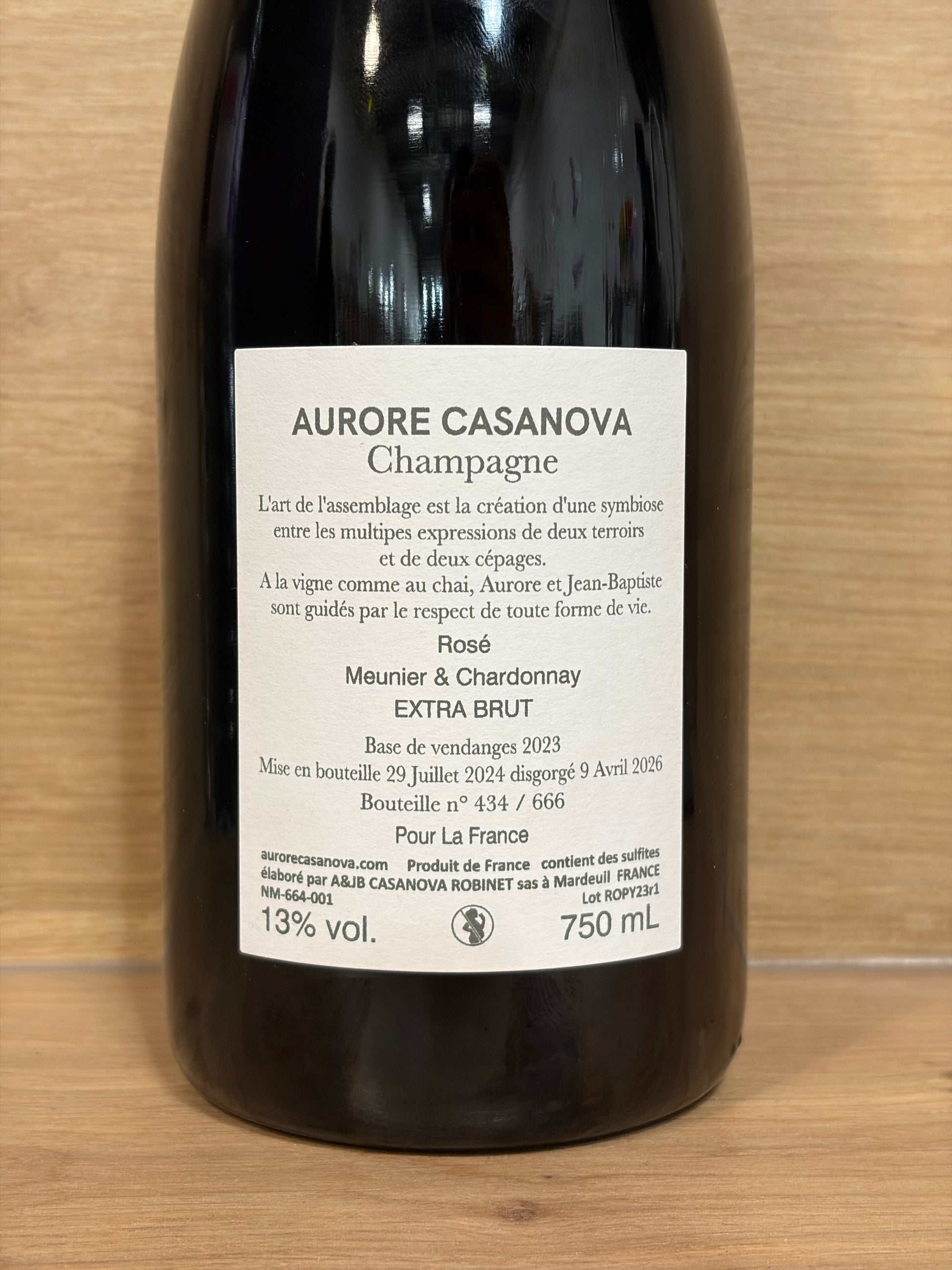 Aurore Casanova - Rosé Extra Brut - CPHWINES