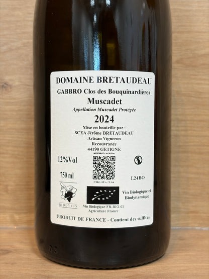 Domaine Bretaudeau - Gabbro Clos des Bouquinardières Muscadet 2024