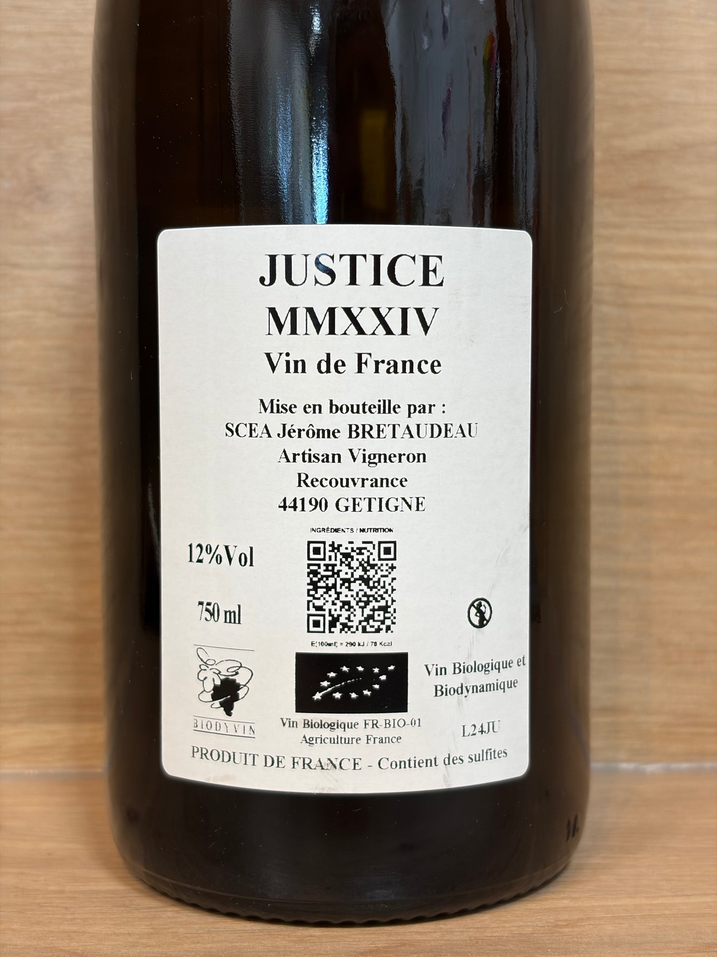 Jérôme Bretaudeau - La Justice 2024
