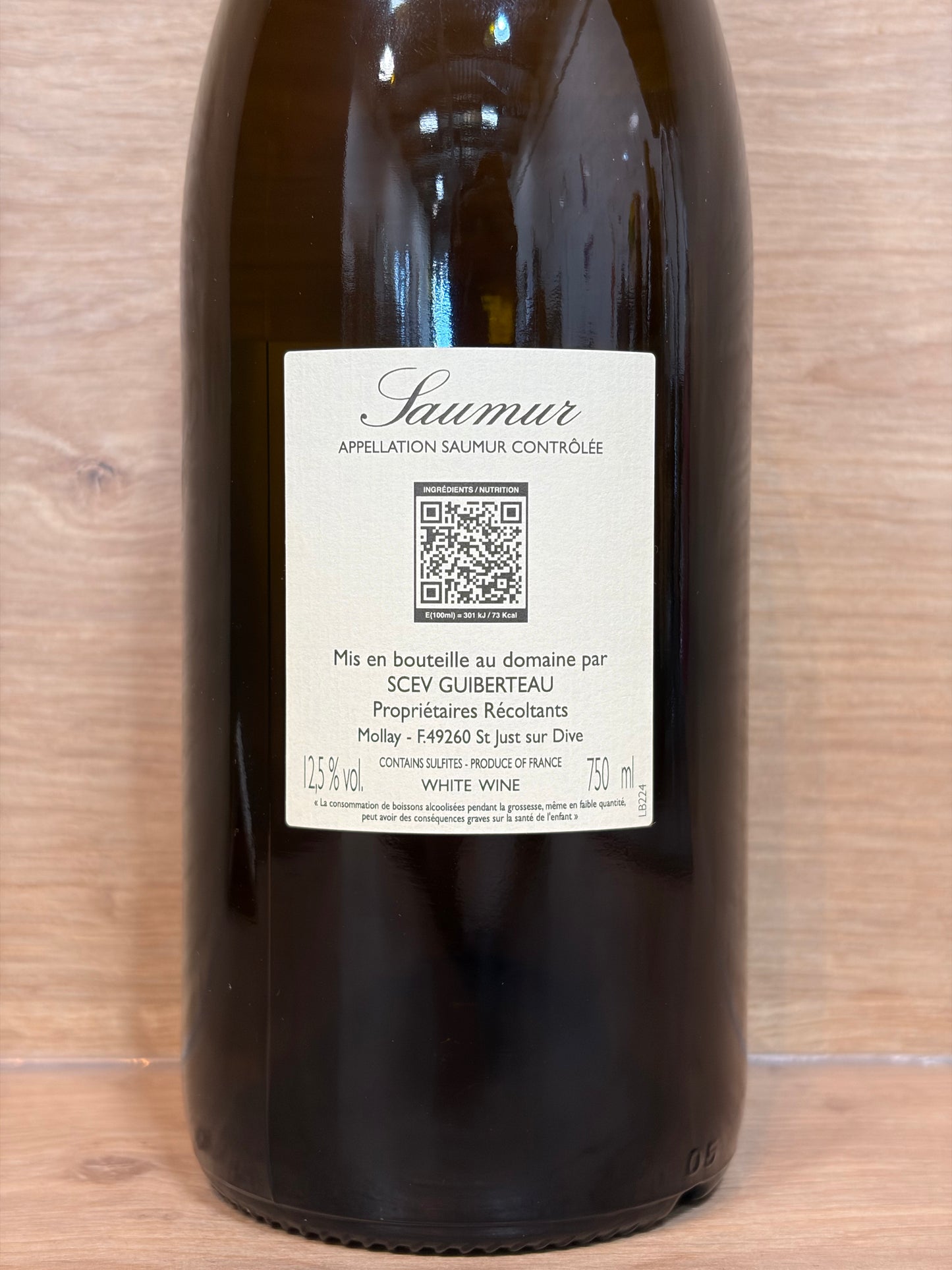 Domaine Guiberteau - Saumur Blanc Sec Clos de Guichaux 2024