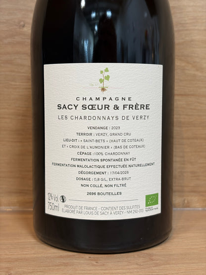 Sacy Soeur & Frère - Les Chardonnays de Verzy 2023