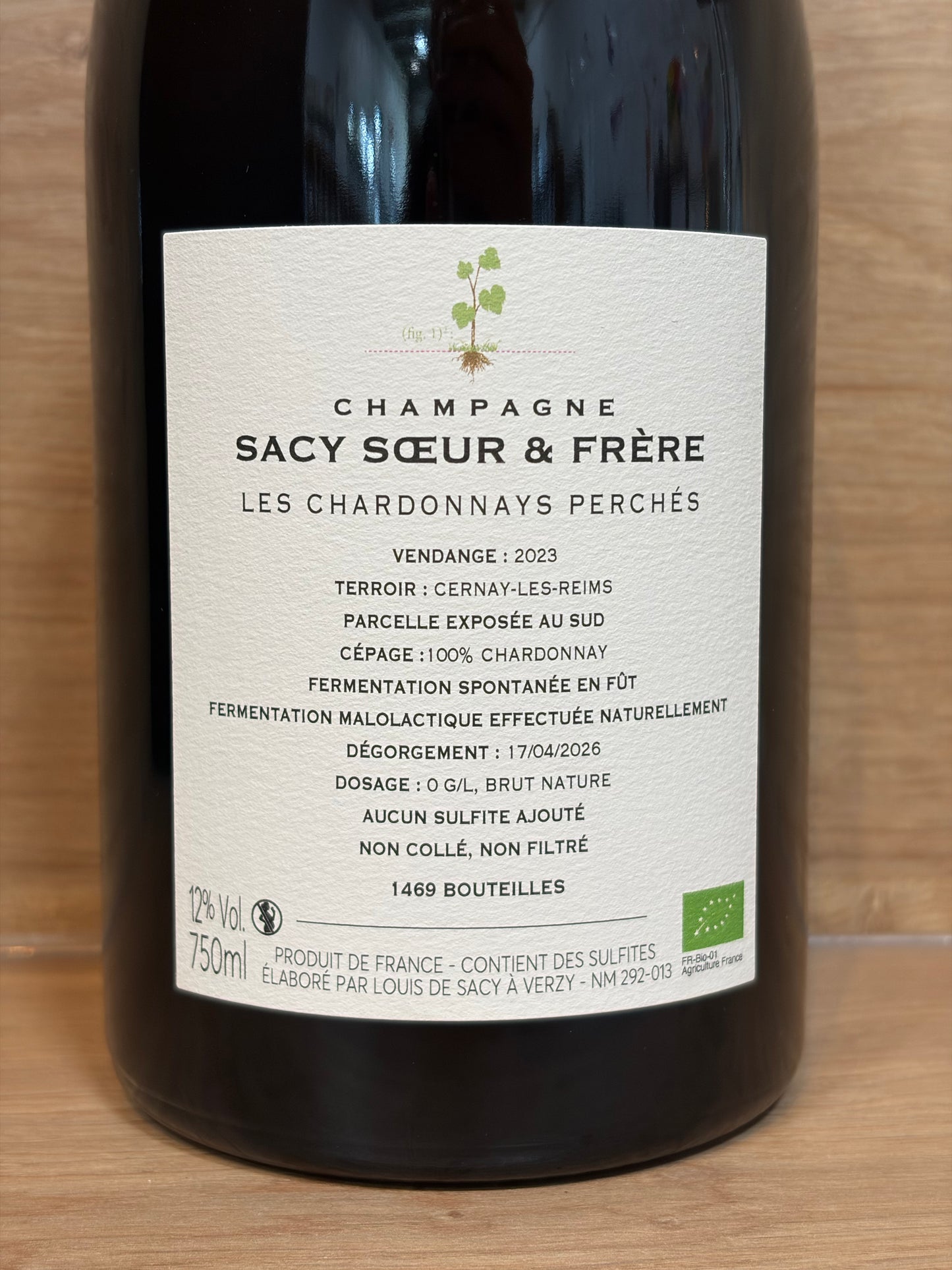 Sacy Soeur & Frère - Les Chardonnays Perchés 2023