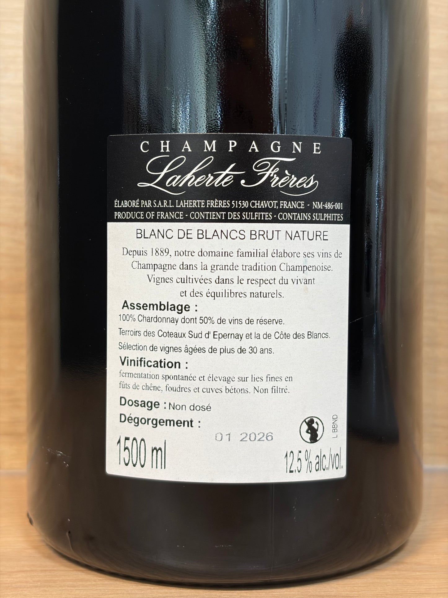 Laherte Frères - Blanc de Blancs Brut Nature - Magnum