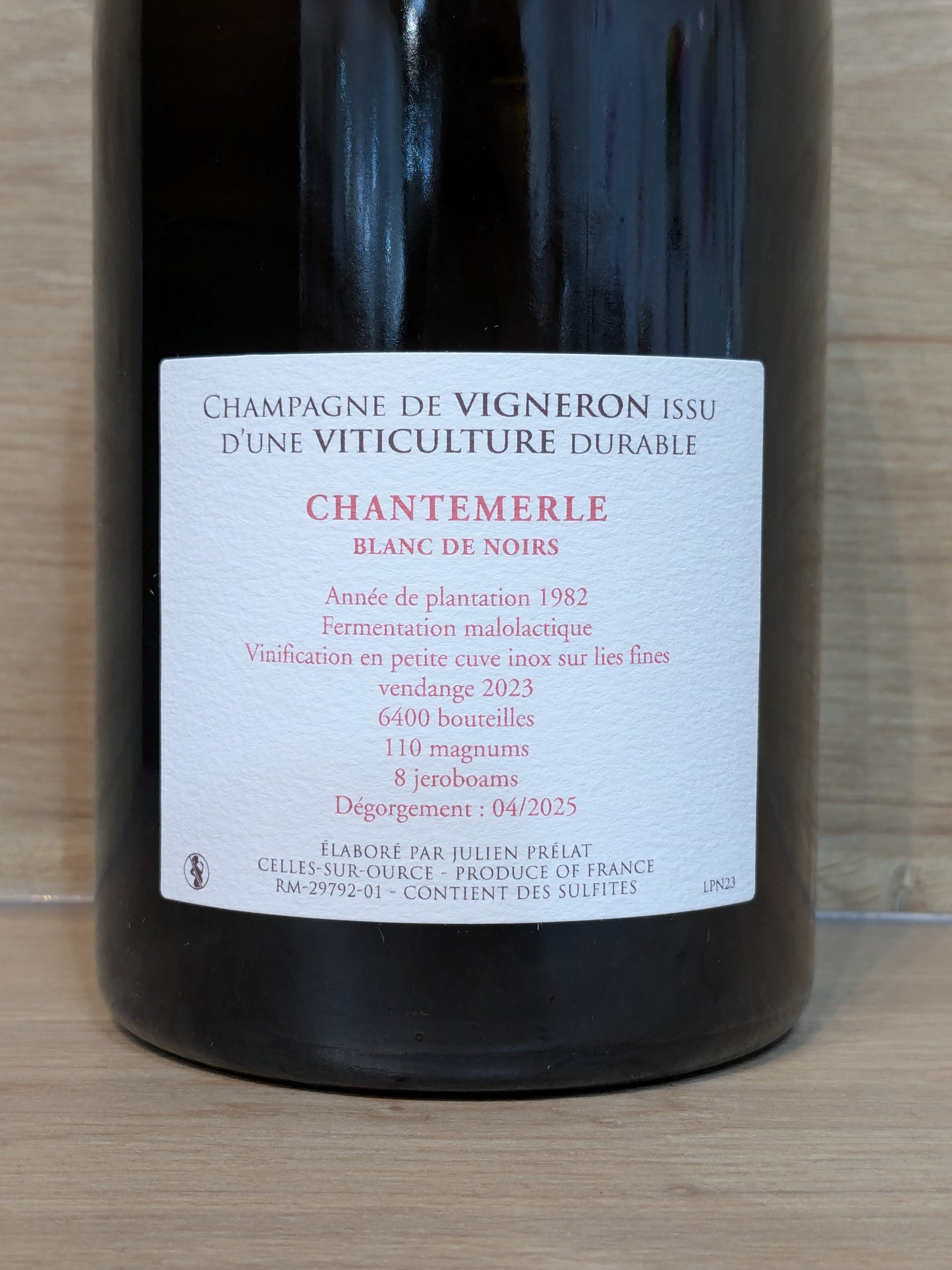 Julien Prélat - Chantemerle - CPHWINES